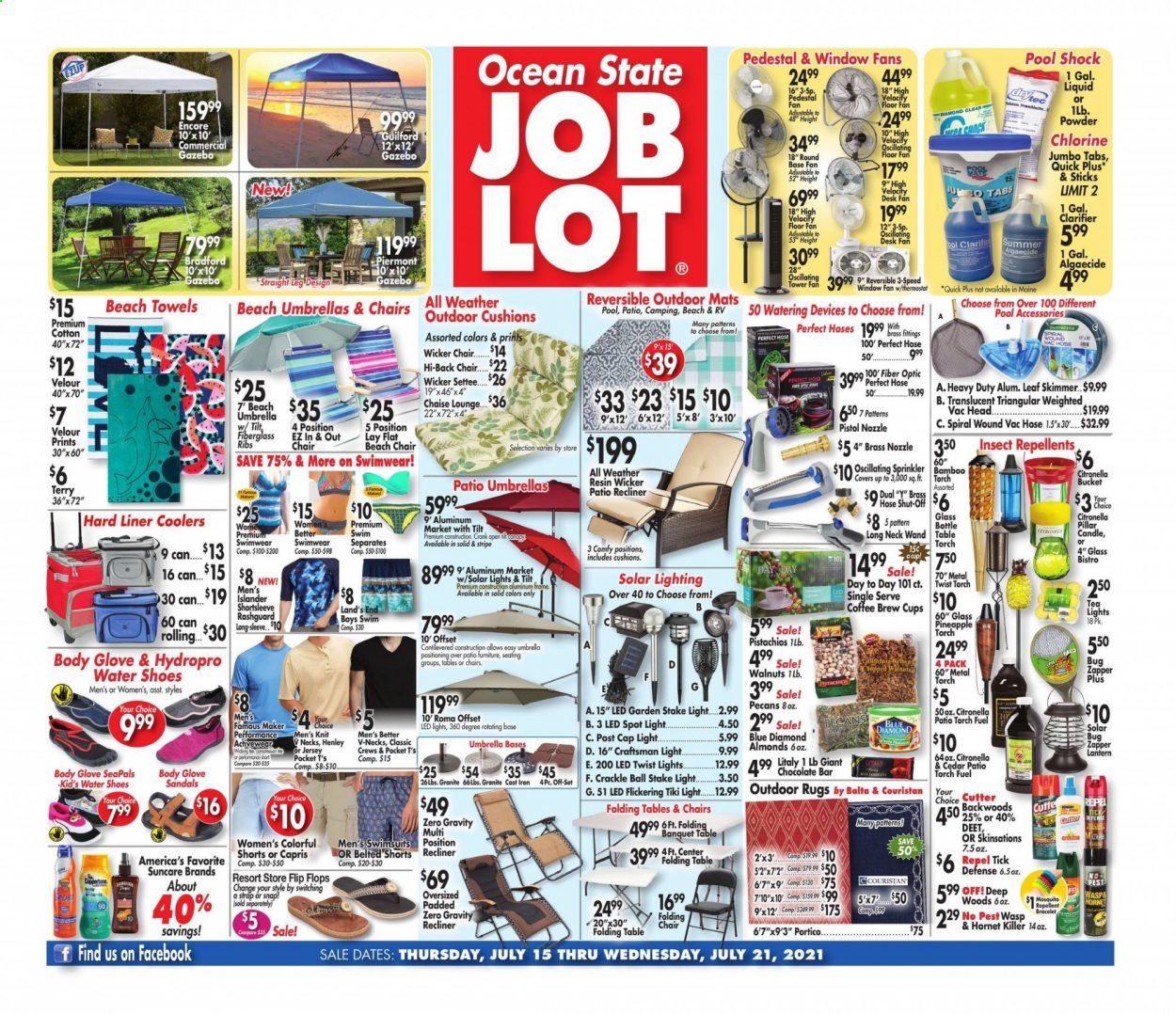 Ocean State Job Lot (CT, MA, ME, NH, NJ, NY, RI) Weekly Ad Flyer July 15 to July 21
