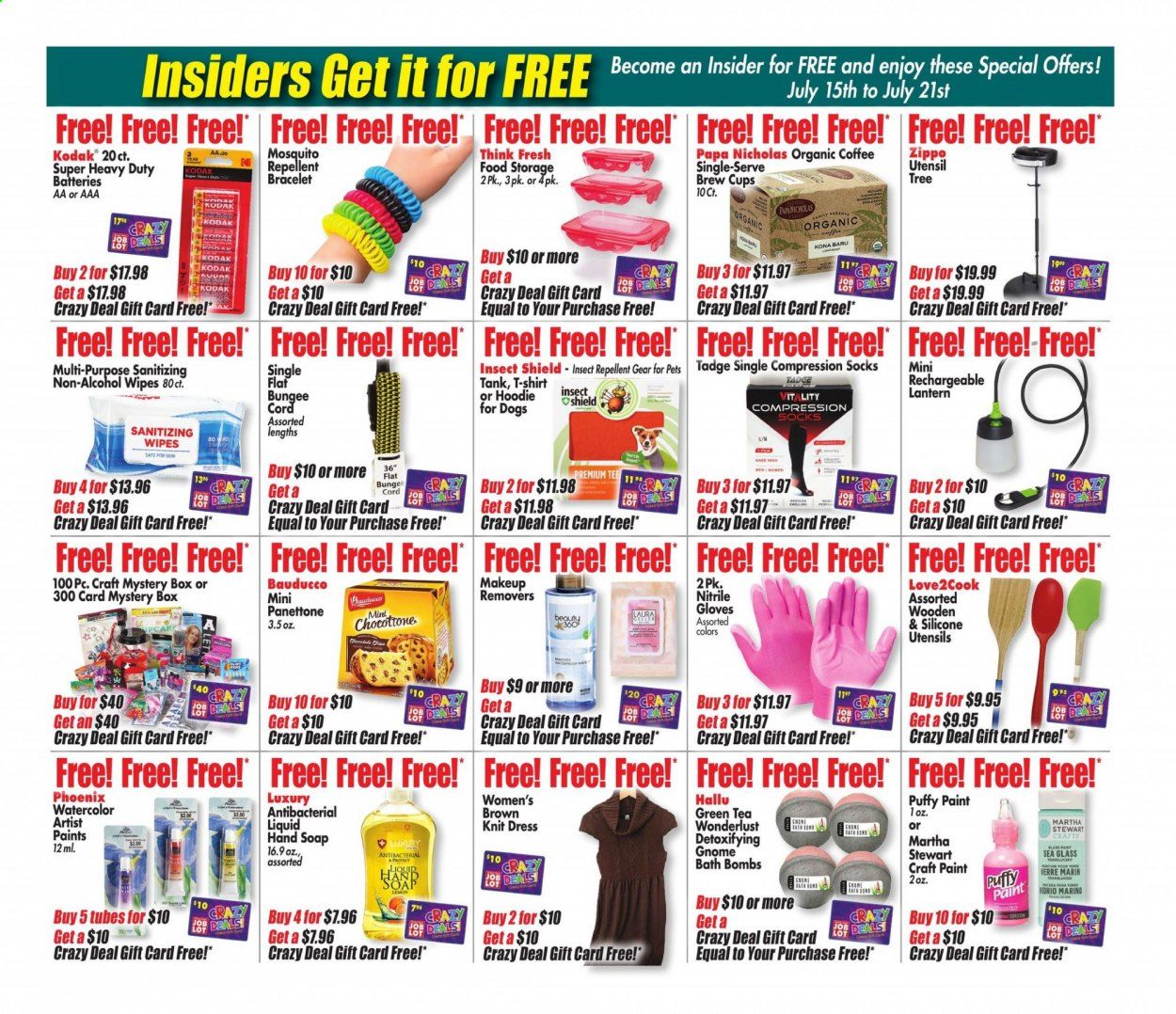 Ocean State Job Lot (CT, MA, ME, NH, NJ, NY, RI) Weekly Ad Flyer July 15 to July 21
