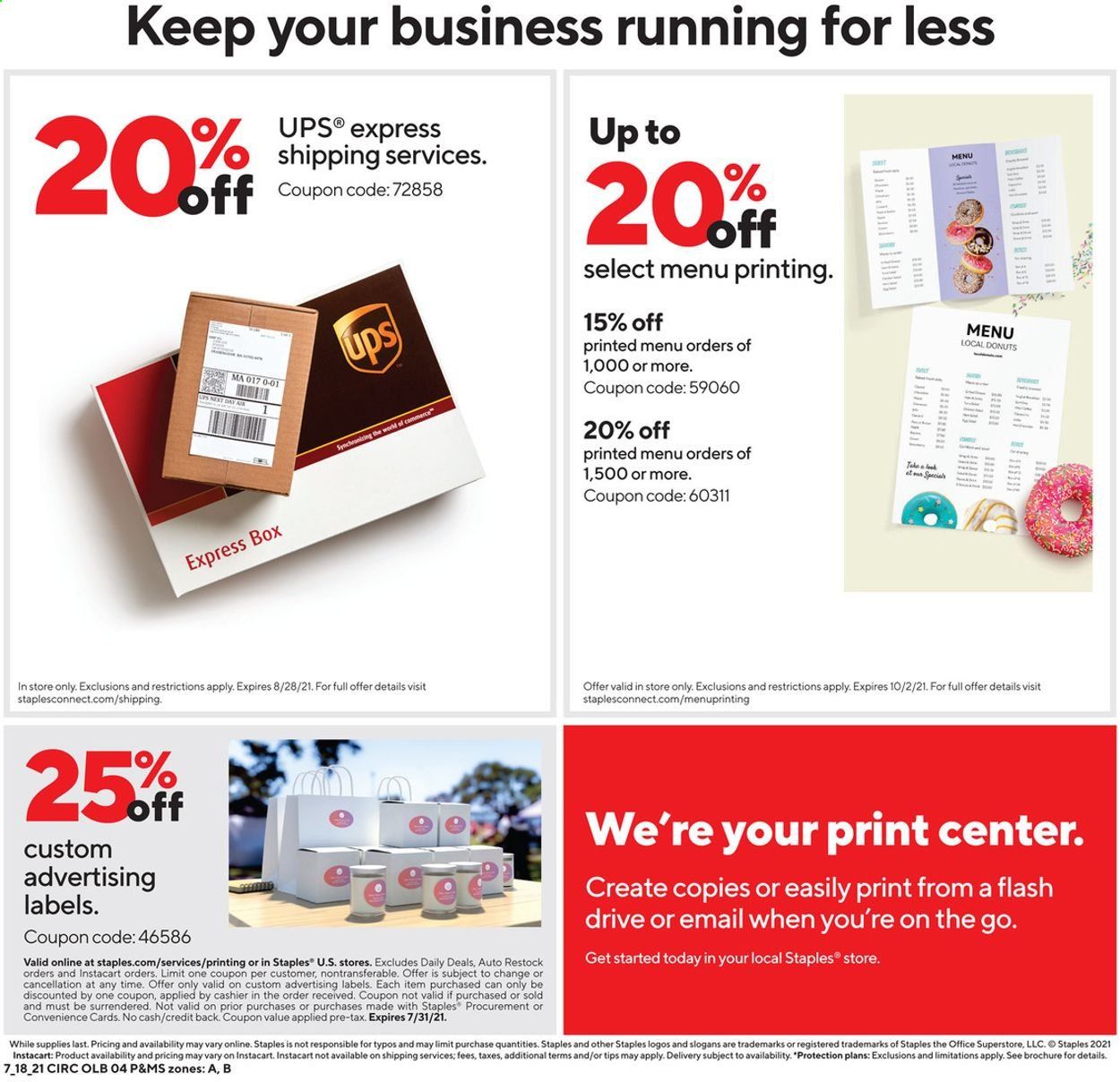 Staples Weekly Ad Flyer July 18 to July 24