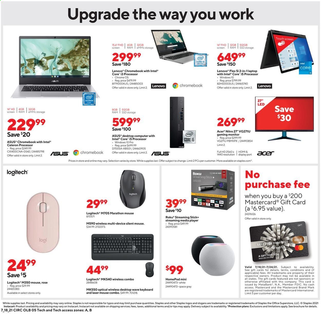 Staples Weekly Ad Flyer July 18 to July 24