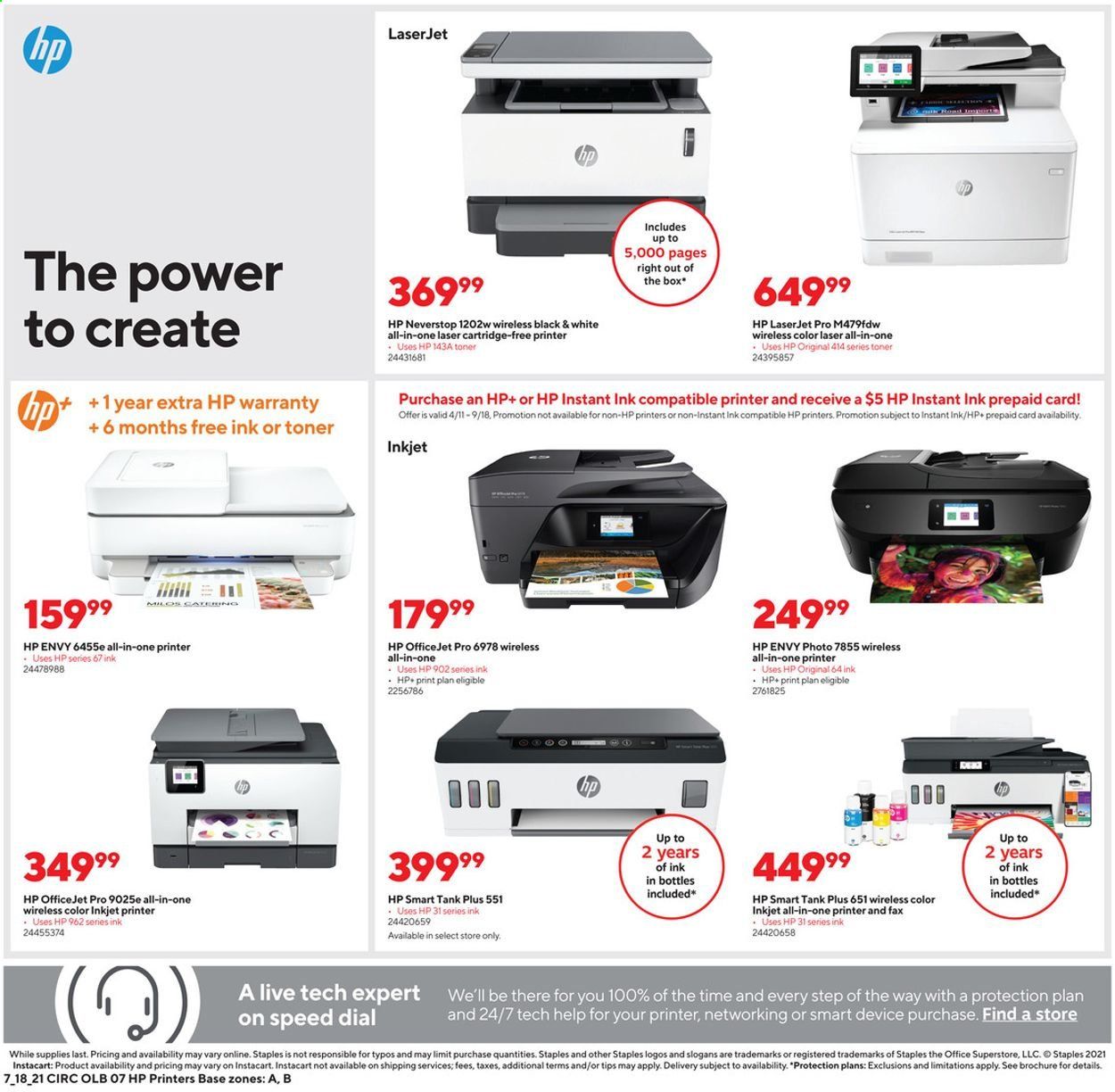 Staples Weekly Ad Flyer July 18 to July 24