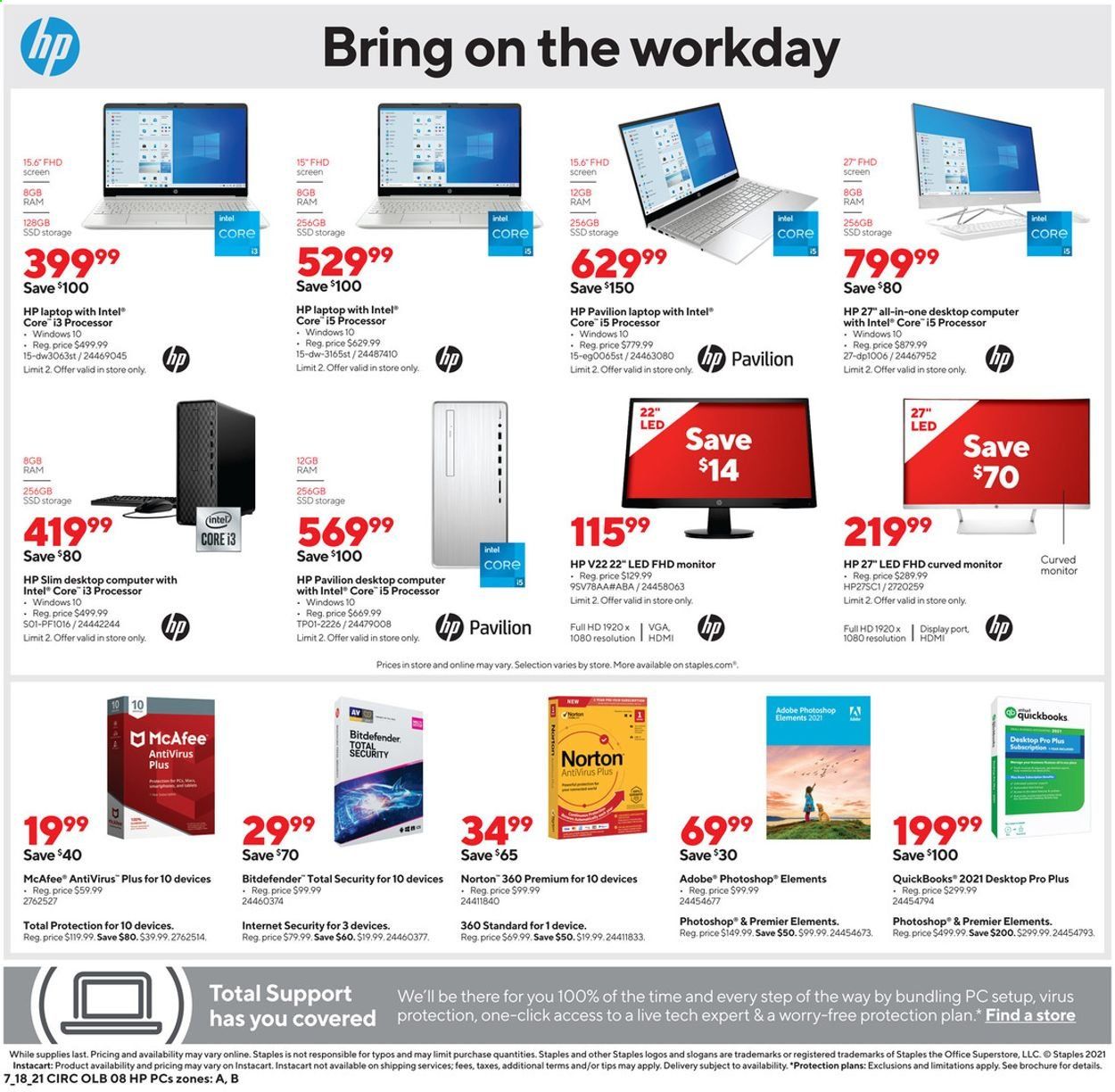 Staples Weekly Ad Flyer July 18 to July 24