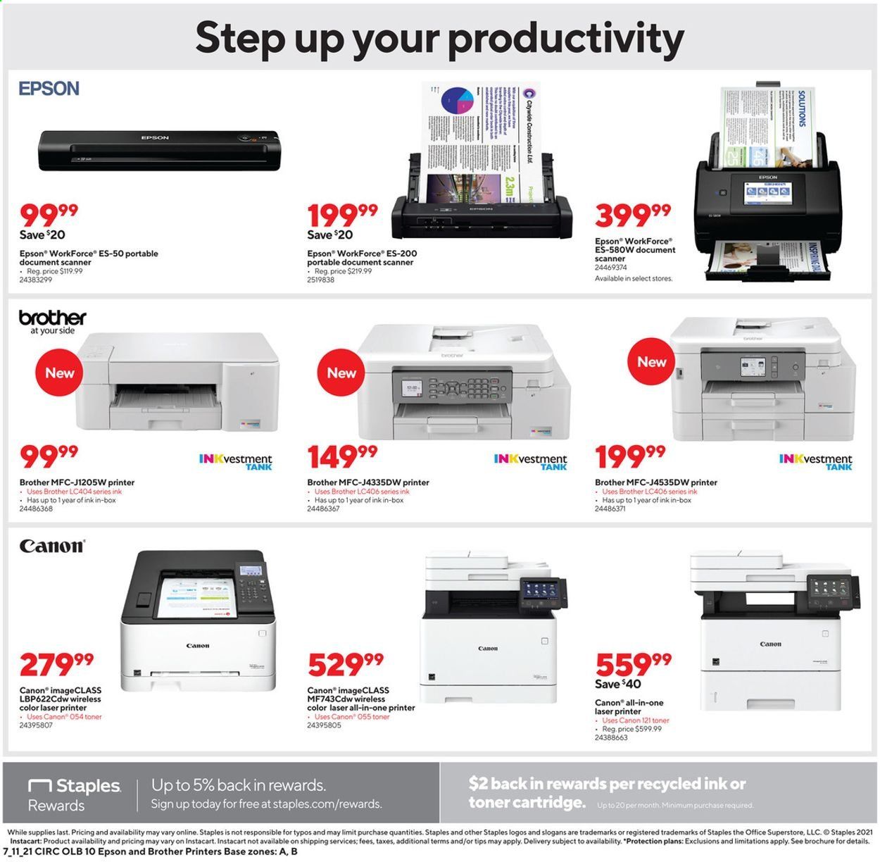 Staples Weekly Ad Flyer July 18 to July 24