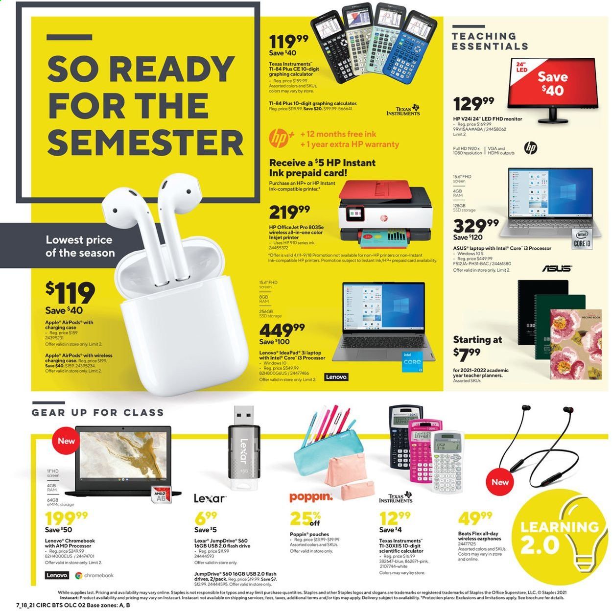 Staples Weekly Ad Flyer July 18 to July 24