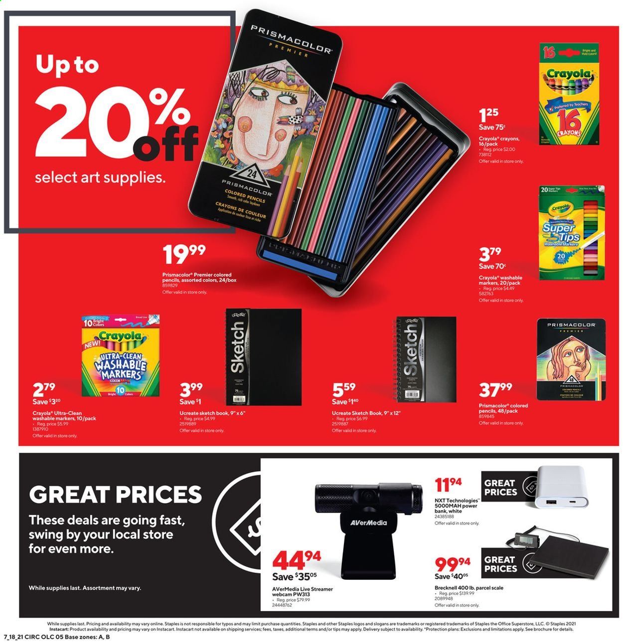Staples Weekly Ad Flyer July 18 to July 24