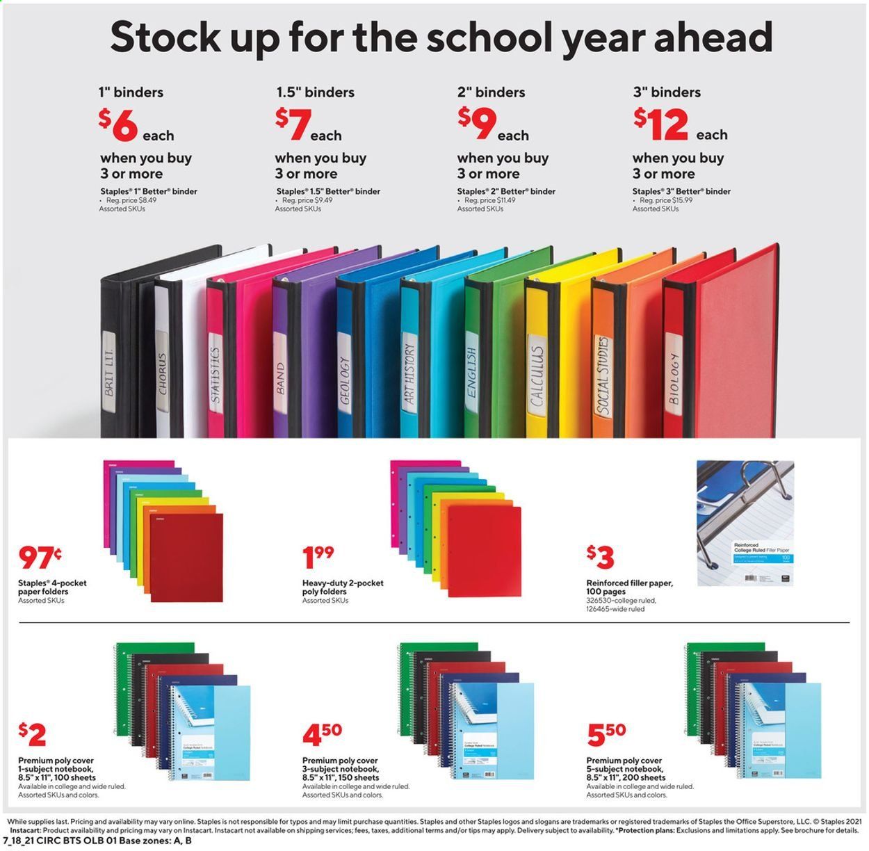 Staples Weekly Ad Flyer July 18 to July 24