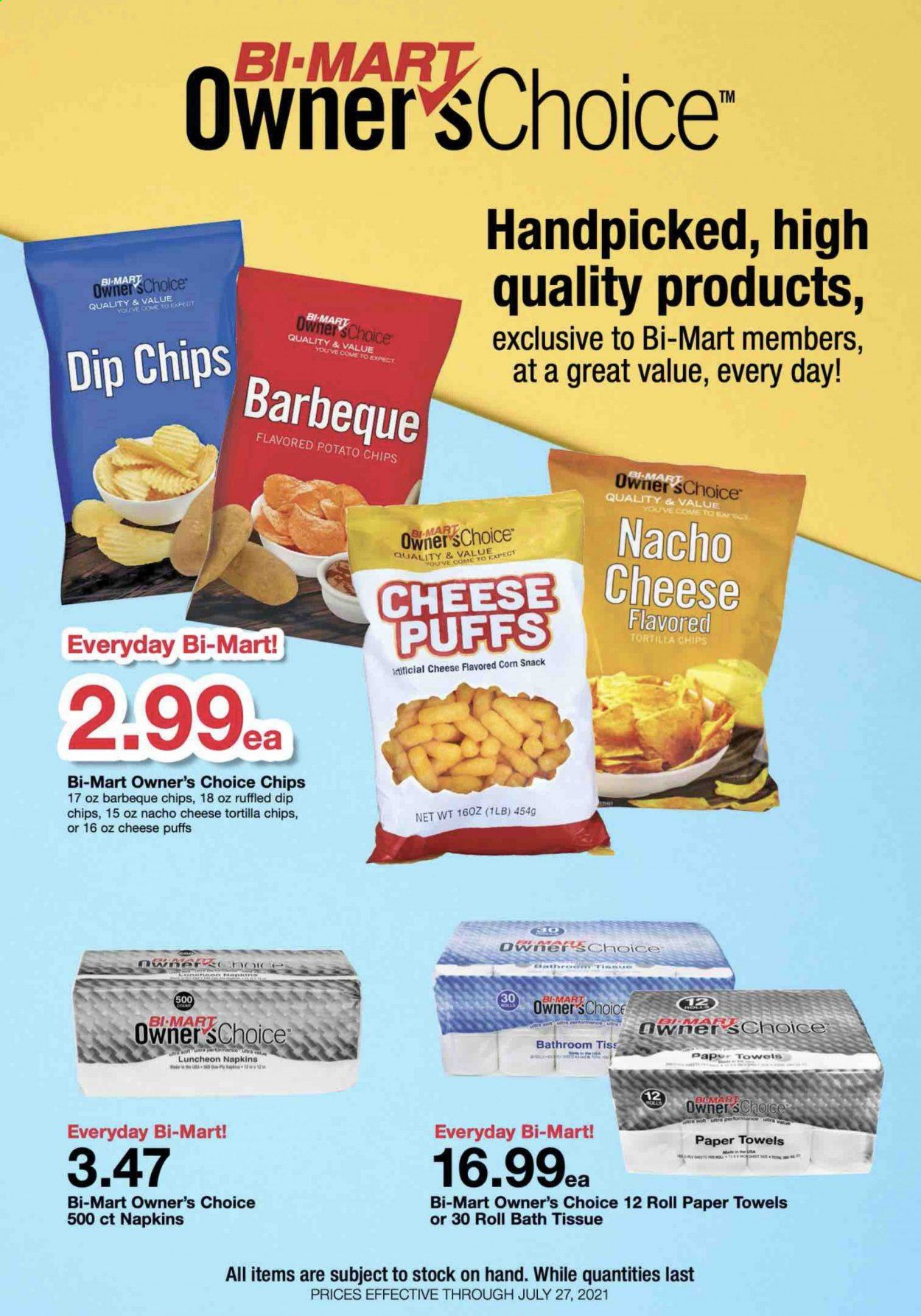 Bi-Mart (ID, OR, WA) Weekly Ad Flyer July 14 to July 27