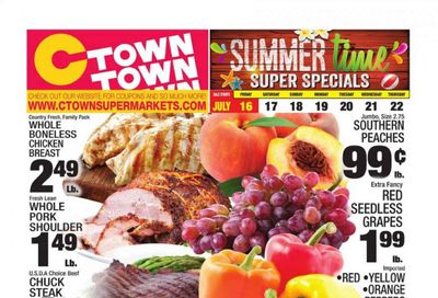 C-Town (CT, FL, MA, NJ, NY, PA) Weekly Ad Flyer July 16 to July 22
