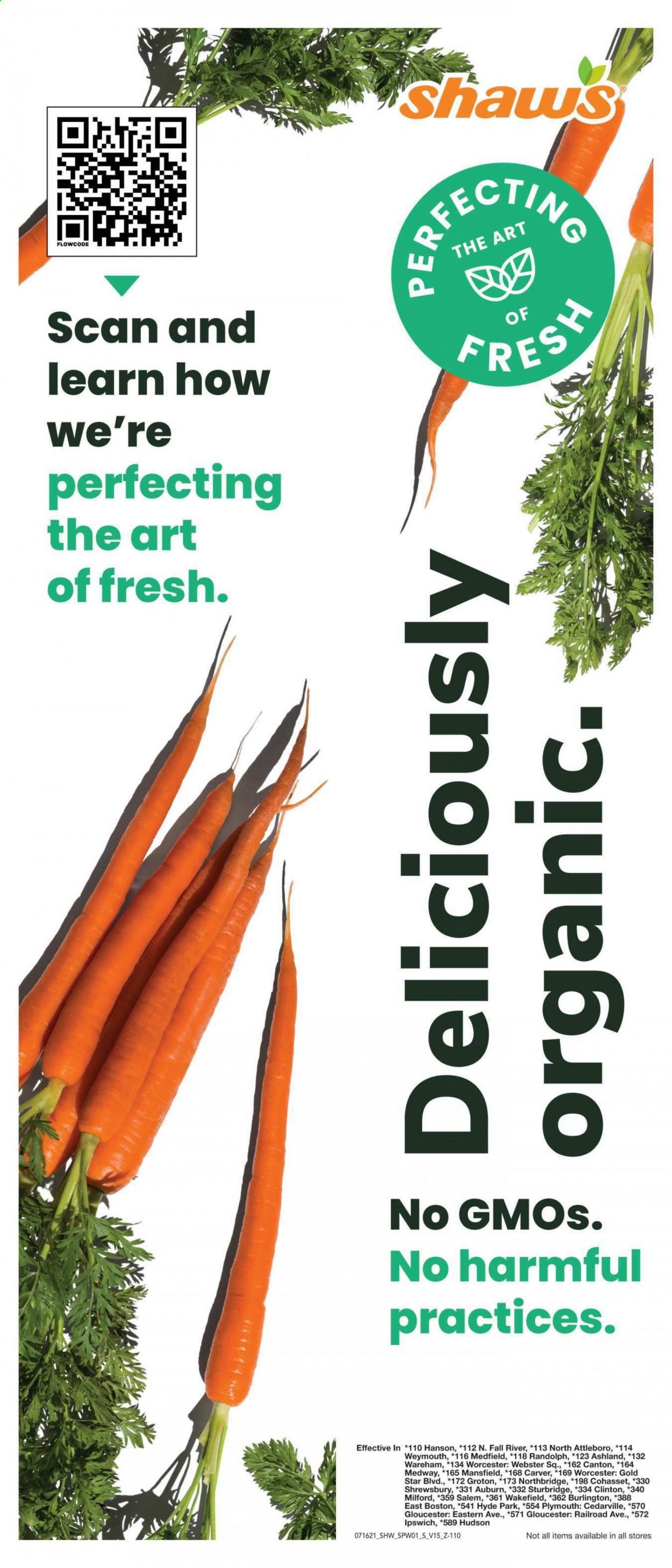 Shaw’s (MA, ME, NH, RI, VT) Weekly Ad Flyer July 16 to July 22