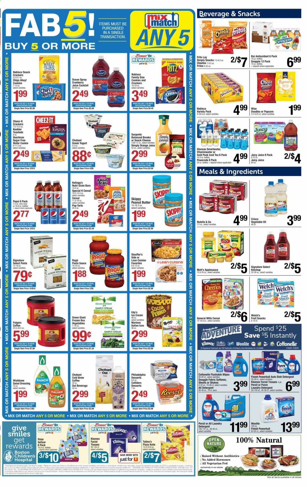 Shaw’s (MA, ME, NH, RI, VT) Weekly Ad Flyer July 16 to July 22
