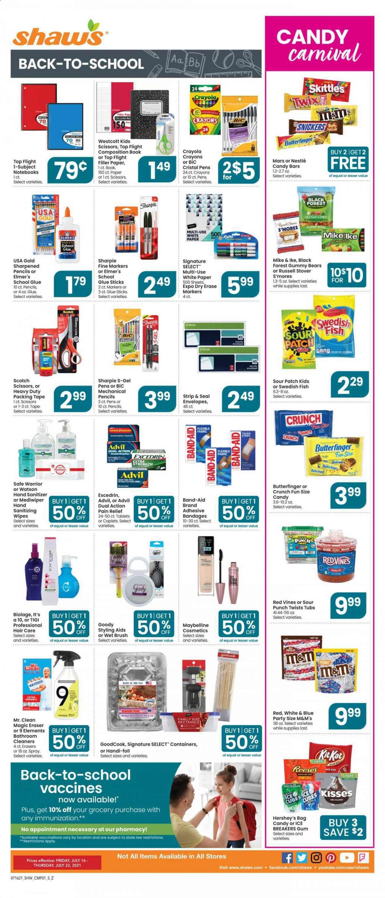 Shaw’s (MA, ME, NH, RI, VT) Weekly Ad Flyer July 16 to July 22