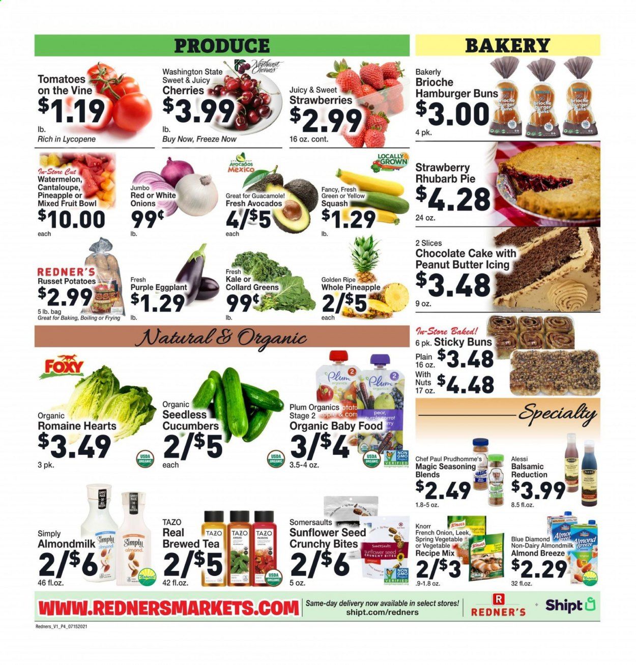 Redner's Markets (DE, MD, PA) Weekly Ad Flyer July 15 to July 21