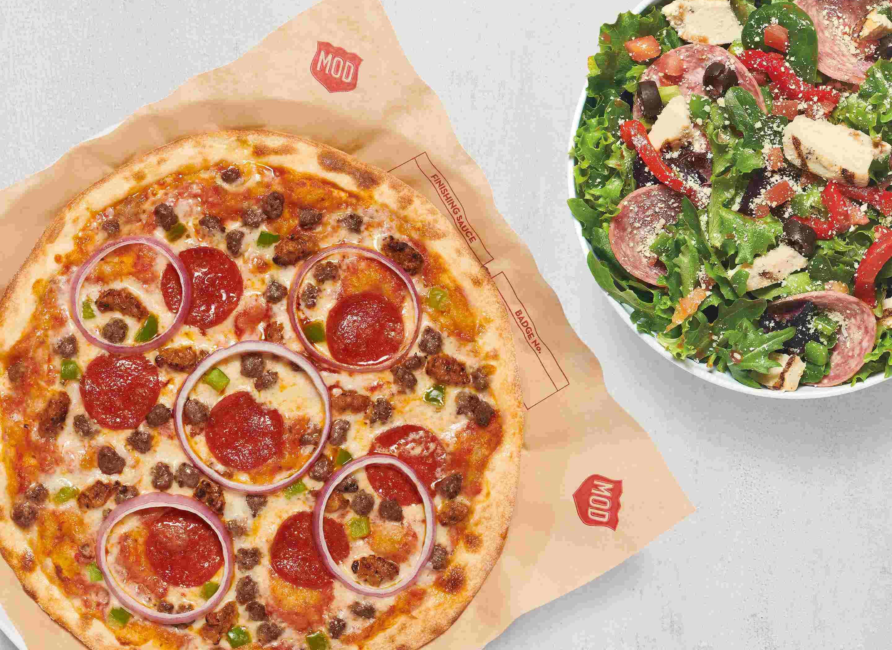 MOD Pizza Rewards Members Can Get 2 MOD-Size Pizzas, 1 MOD-Size Salad and 2 Desserts for Only $24.97