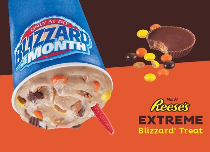 Reese’s Extreme Blizzard Returns to Dairy Queen as the Newest Blizzard of the Month Reese’s Extreme Blizzard Returns to Dairy Queen as the Newest Blizzard of the Month