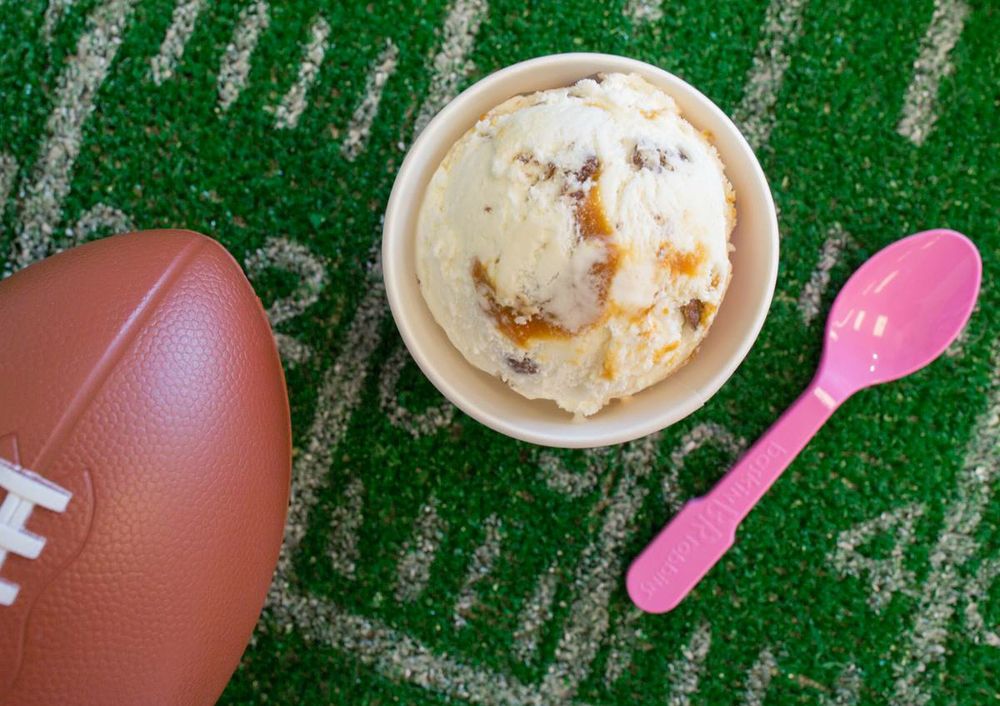 Quarterback Crunch Ice Cream is Back by Popular Demand at Baskin-Robbins Quarterback Crunch Ice Cream is Back by Popular Demand at Baskin-Robbins