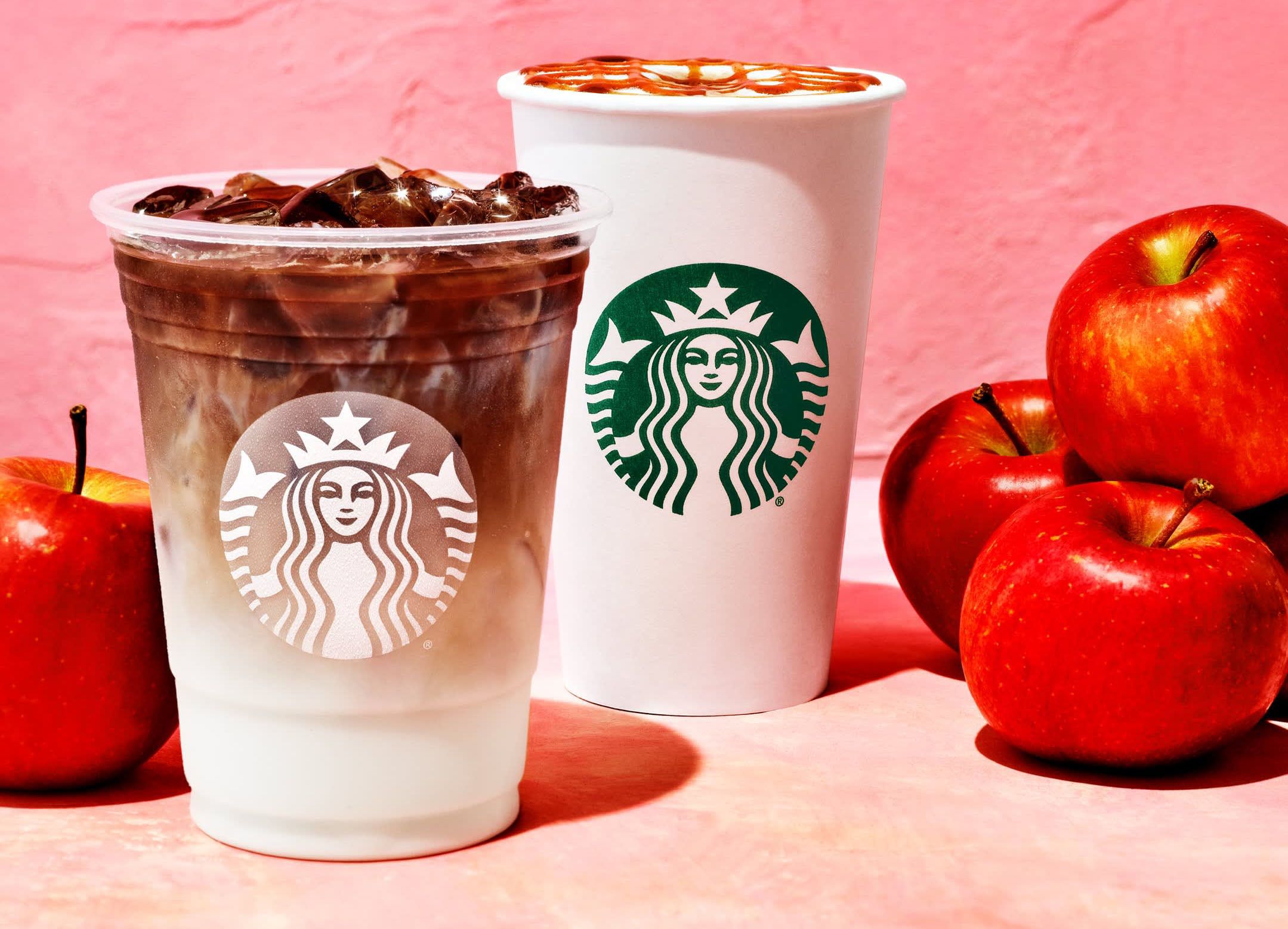 The New Apple Crisp Macchiato and the Iced Apple Crisp Macchiato Arrive at Starbucks The New Apple Crisp Macchiato and the Iced Apple Crisp Macchiato Arrive at Starbucks