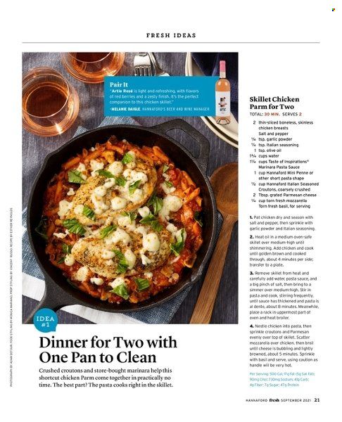 Hannaford (MA, ME, NH, NY, VT) Weekly Ad Flyer October 1 to October 8
