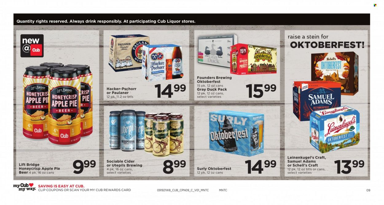 Cub Foods (MN) Weekly Ad Flyer October 1 to October 8