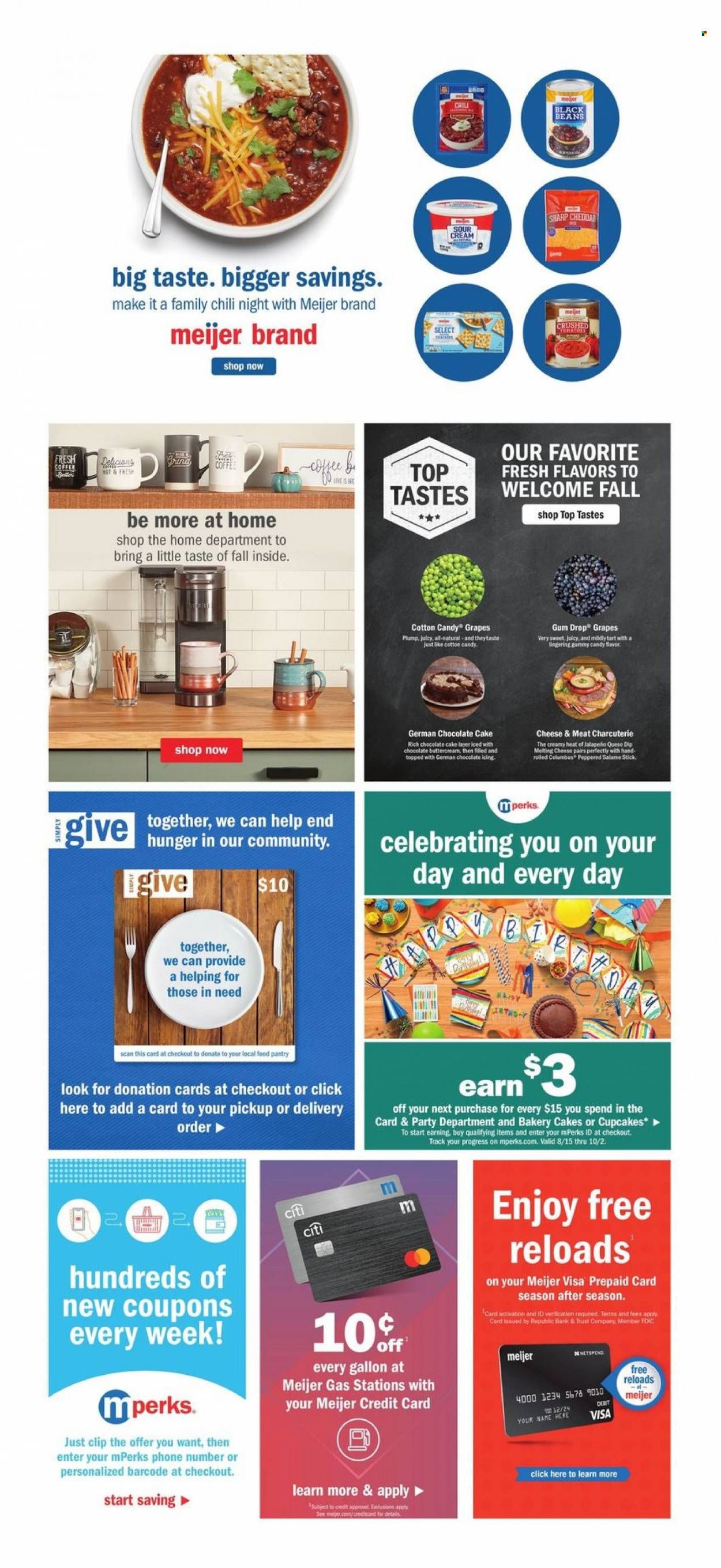 Meijer (MI) Weekly Ad Flyer October 1 to October 8