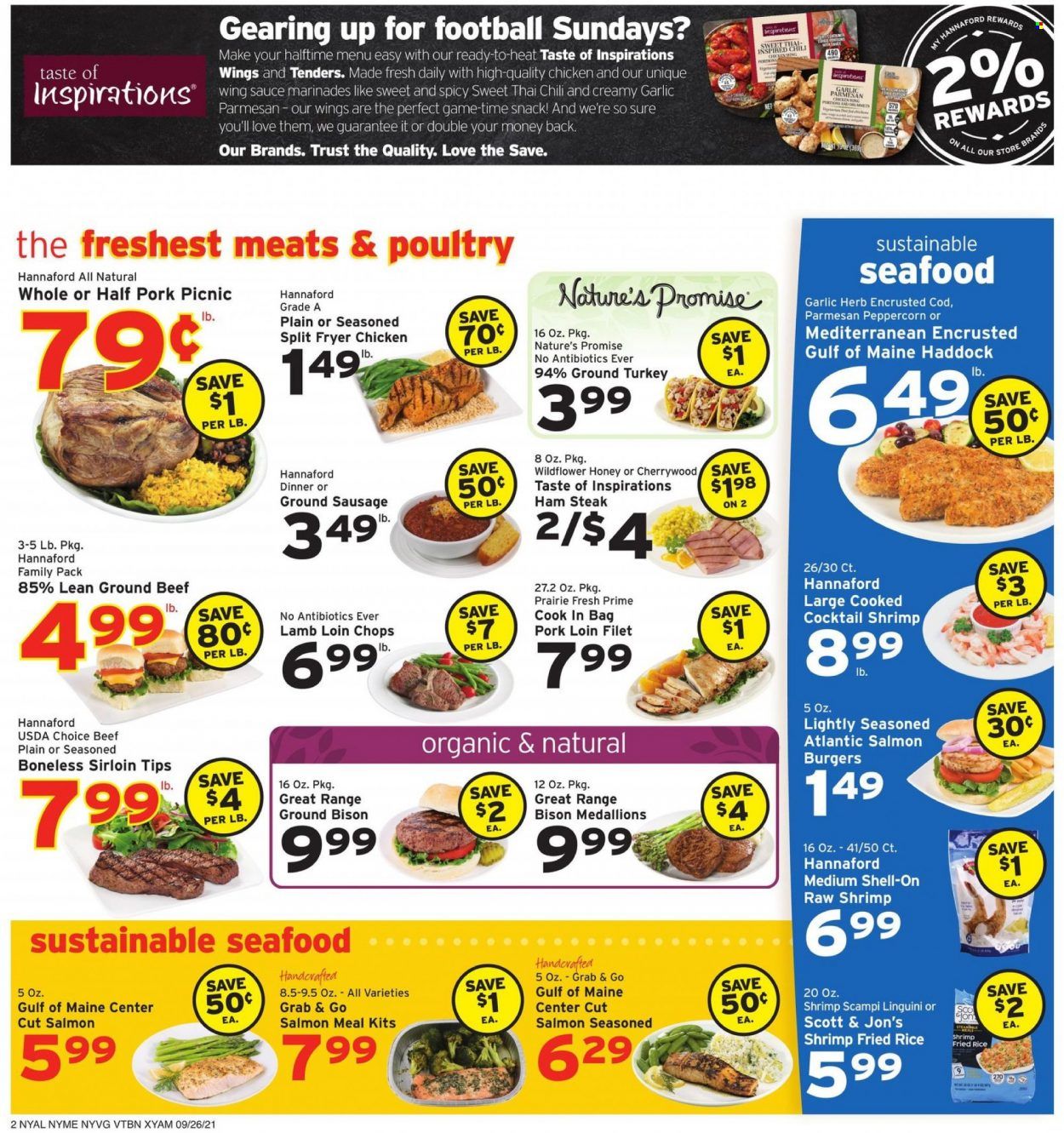 Hannaford (NY) Weekly Ad Flyer October 1 to October 8