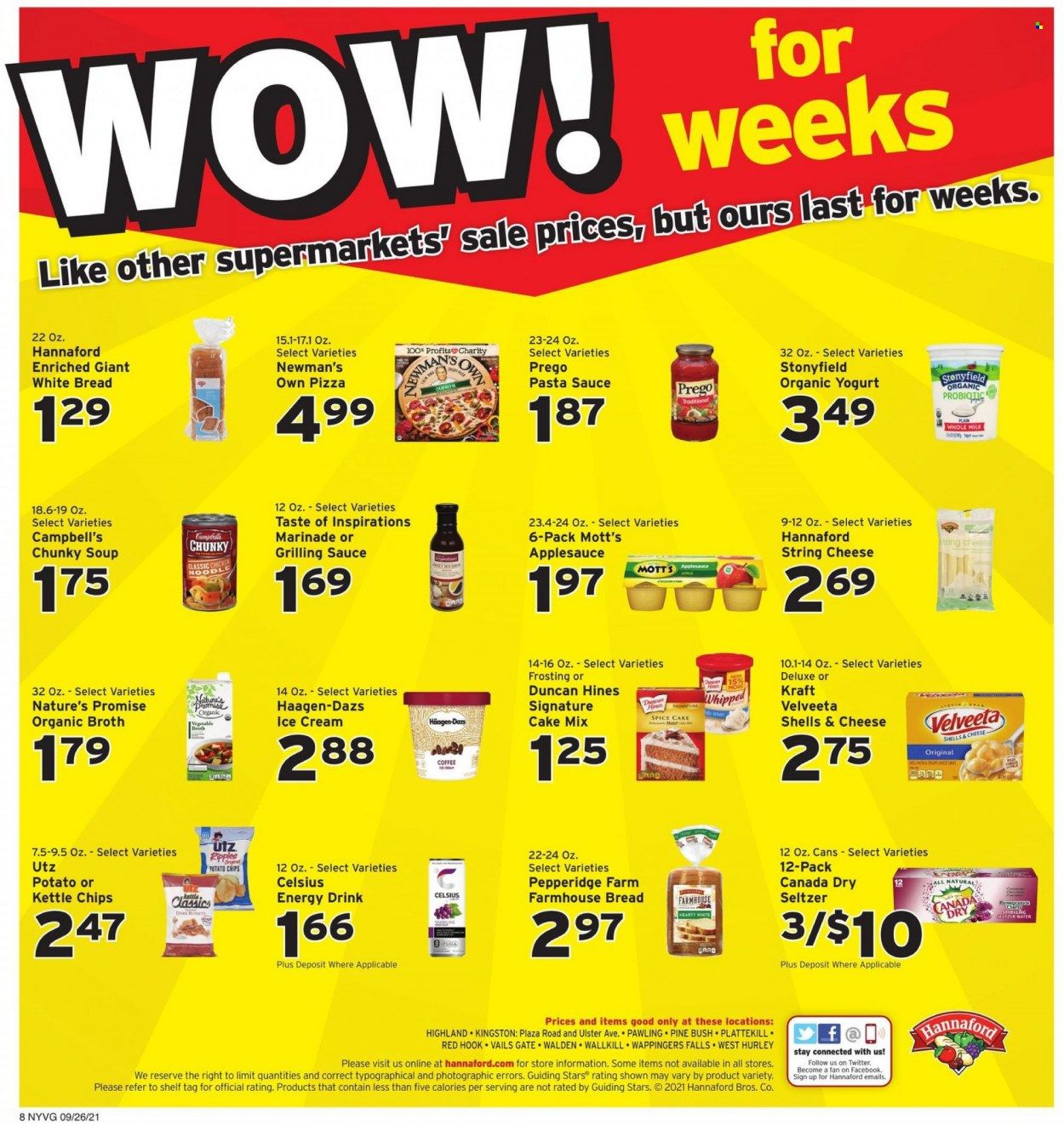 Hannaford (NY) Weekly Ad Flyer October 1 to October 8