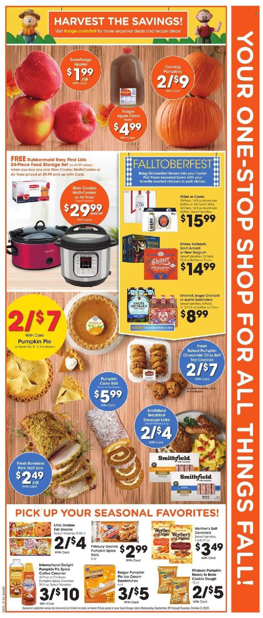 Kroger (GA, IL, LA, MI, OK, SC, TN, TX, VA) Weekly Ad Flyer October 1 to October 8