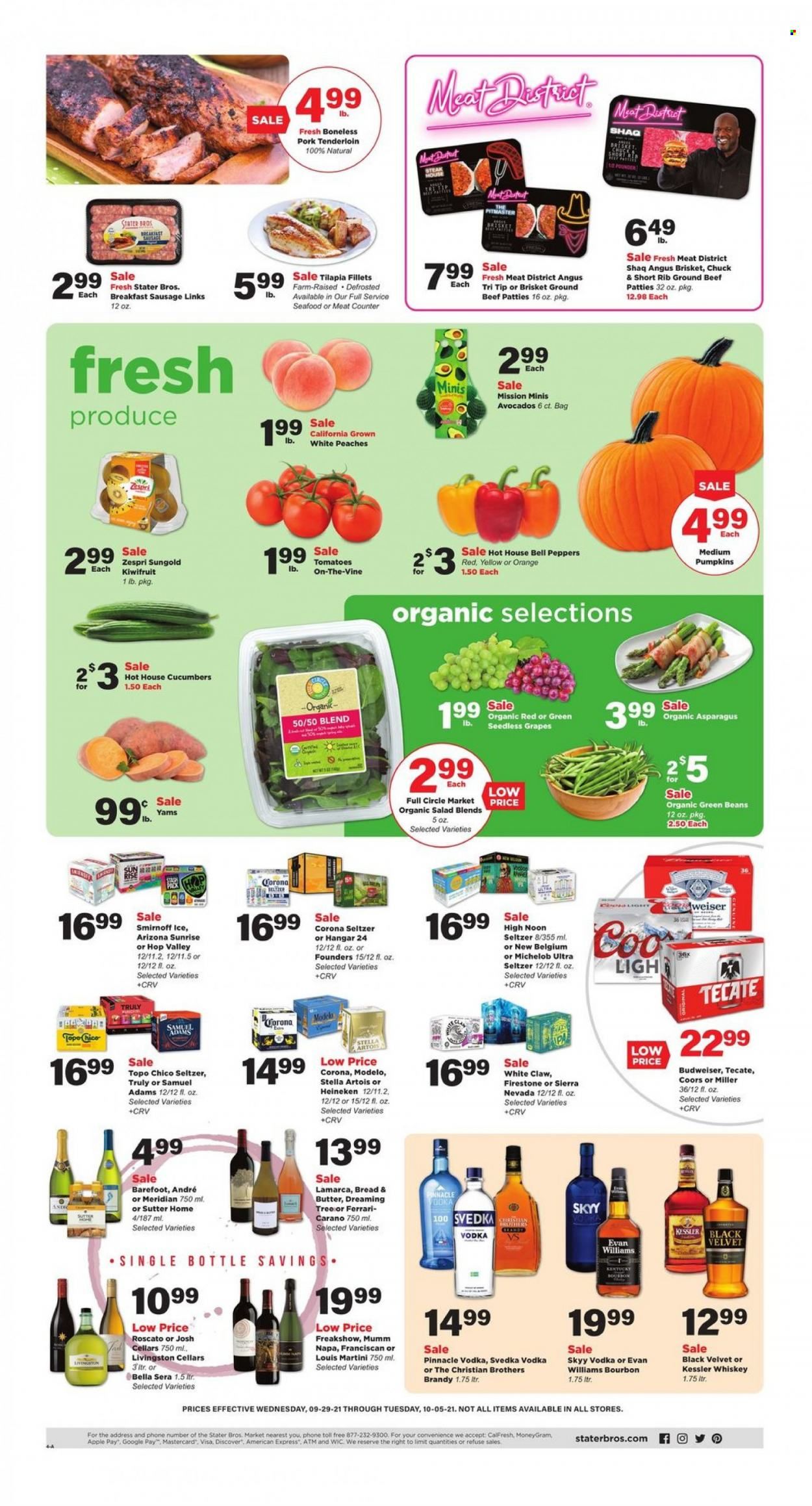 Stater Bros. (CA) Weekly Ad Flyer October 1 to October 8
