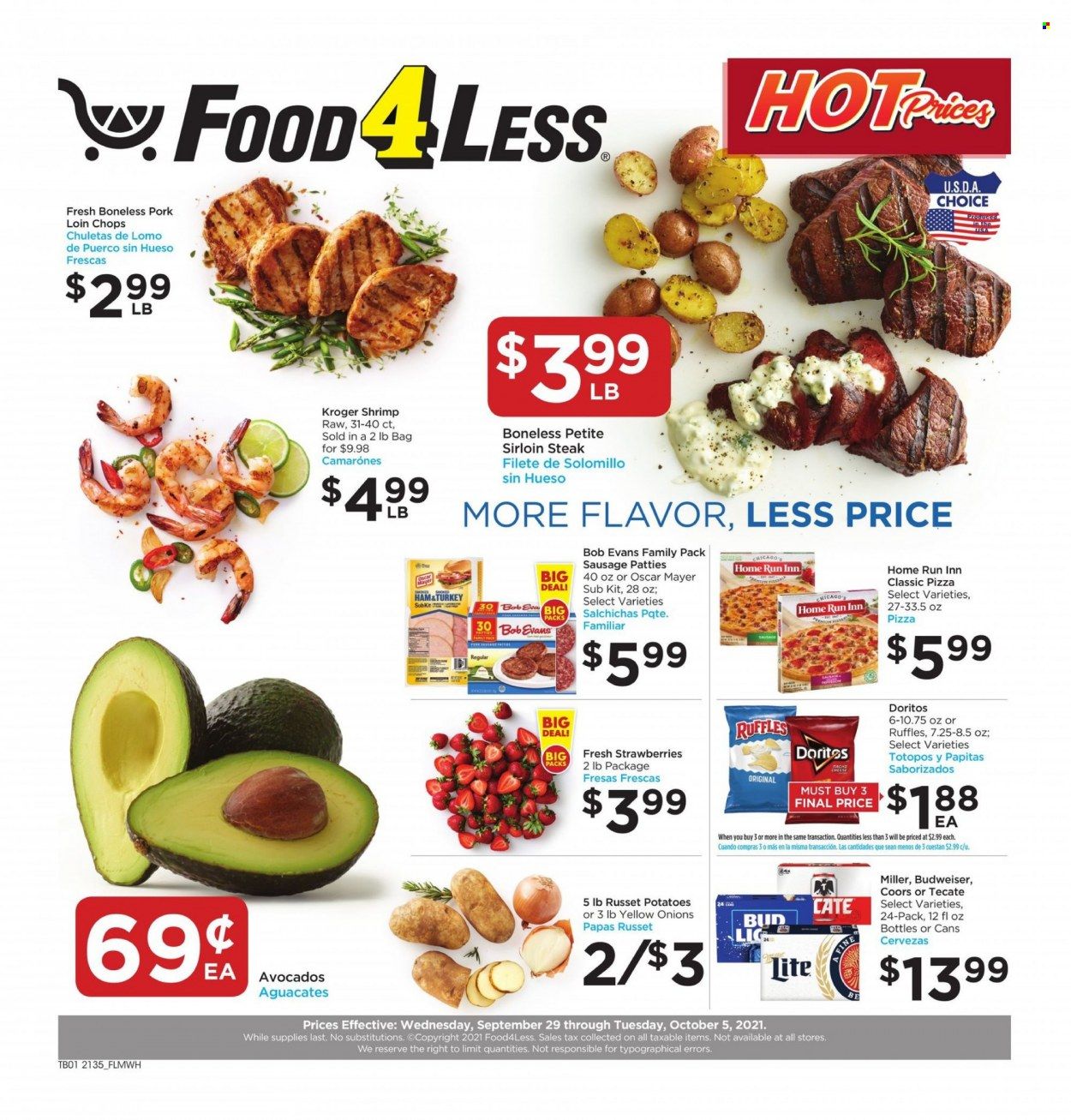 Food 4 Less (IL) Weekly Ad Flyer October 1 to October 8