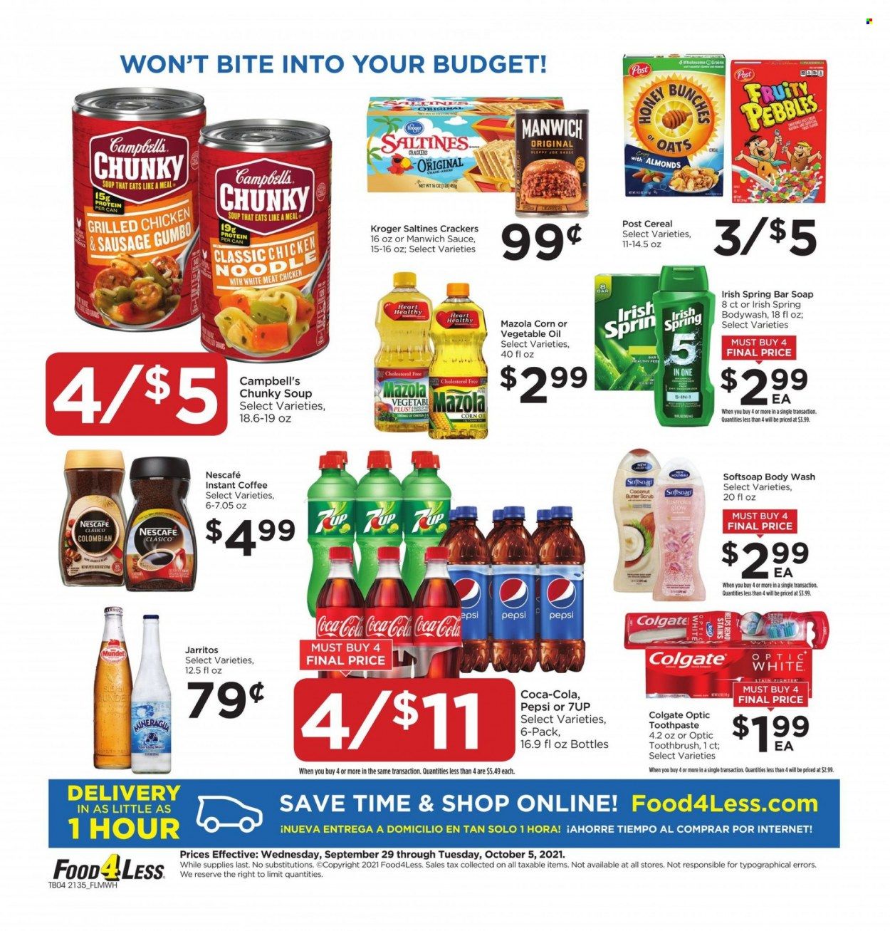 Food 4 Less (IL) Weekly Ad Flyer October 1 to October 8