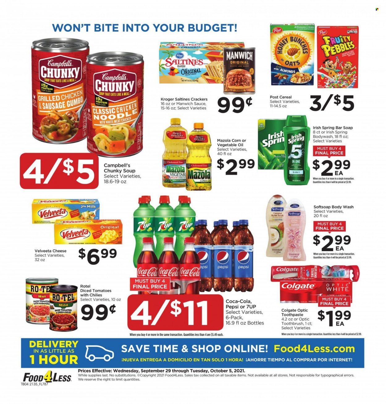Food 4 Less (IN) Weekly Ad Flyer October 1 to October 8