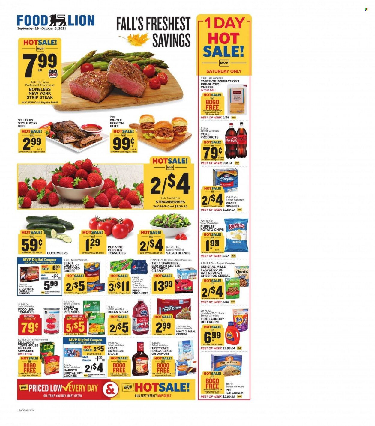 Food Lion (SC) Weekly Ad Flyer October 1 to October 8