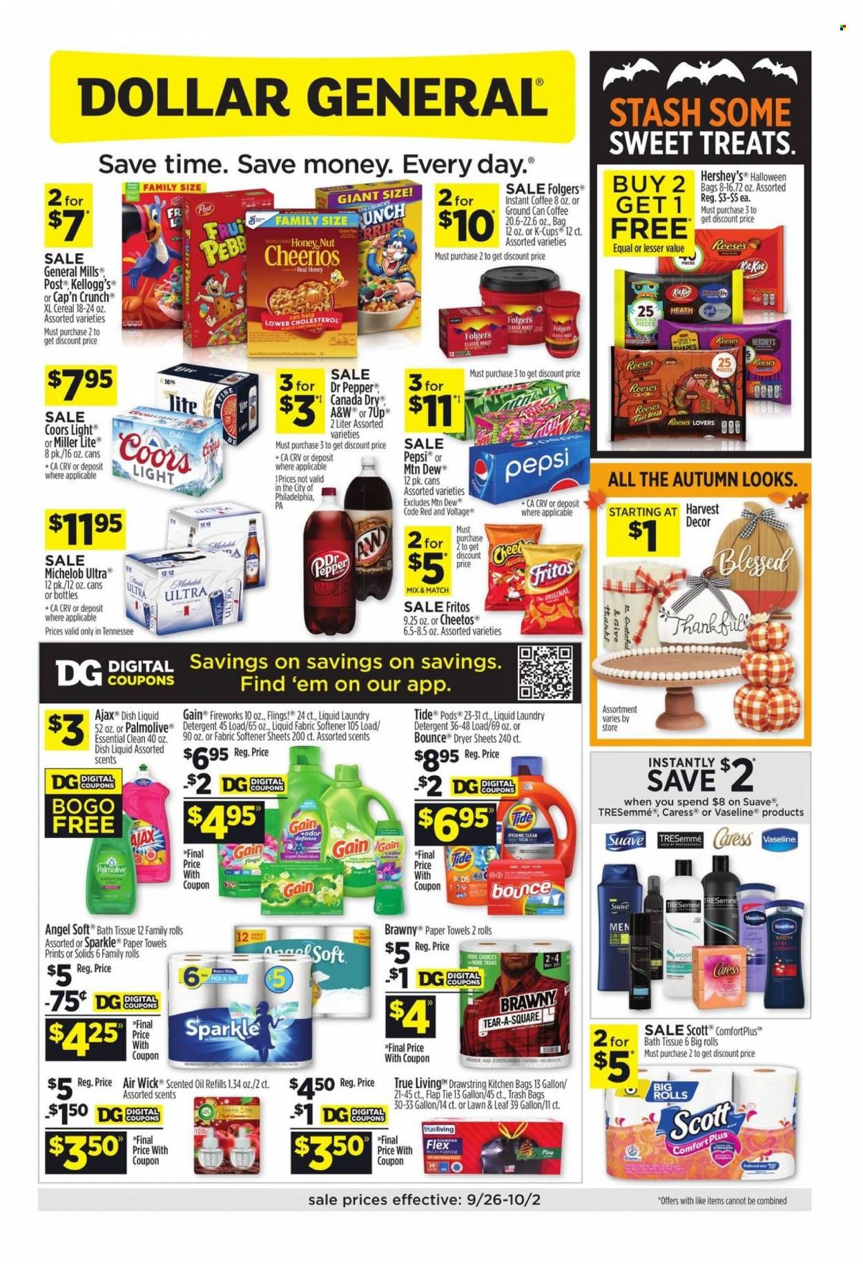 Dollar General (TN) Weekly Ad Flyer October 1 to October 8