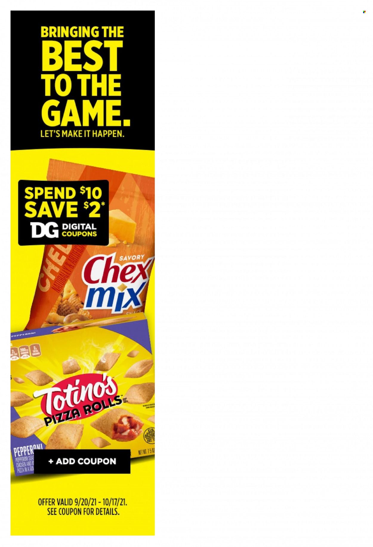 Dollar General (TX) Weekly Ad Flyer October 2 to October 9