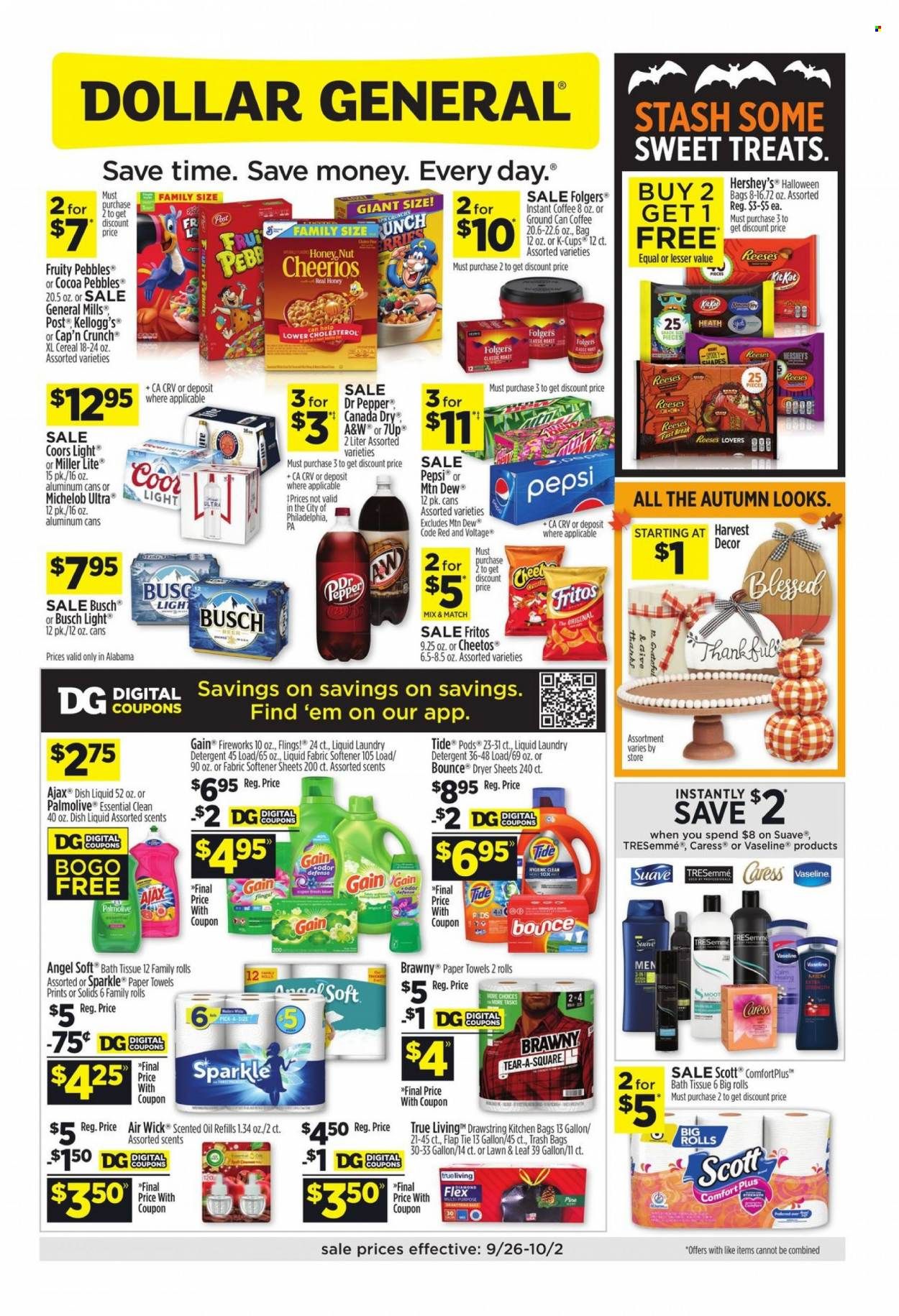 Dollar General (AL) Weekly Ad Flyer October 2 to October 9