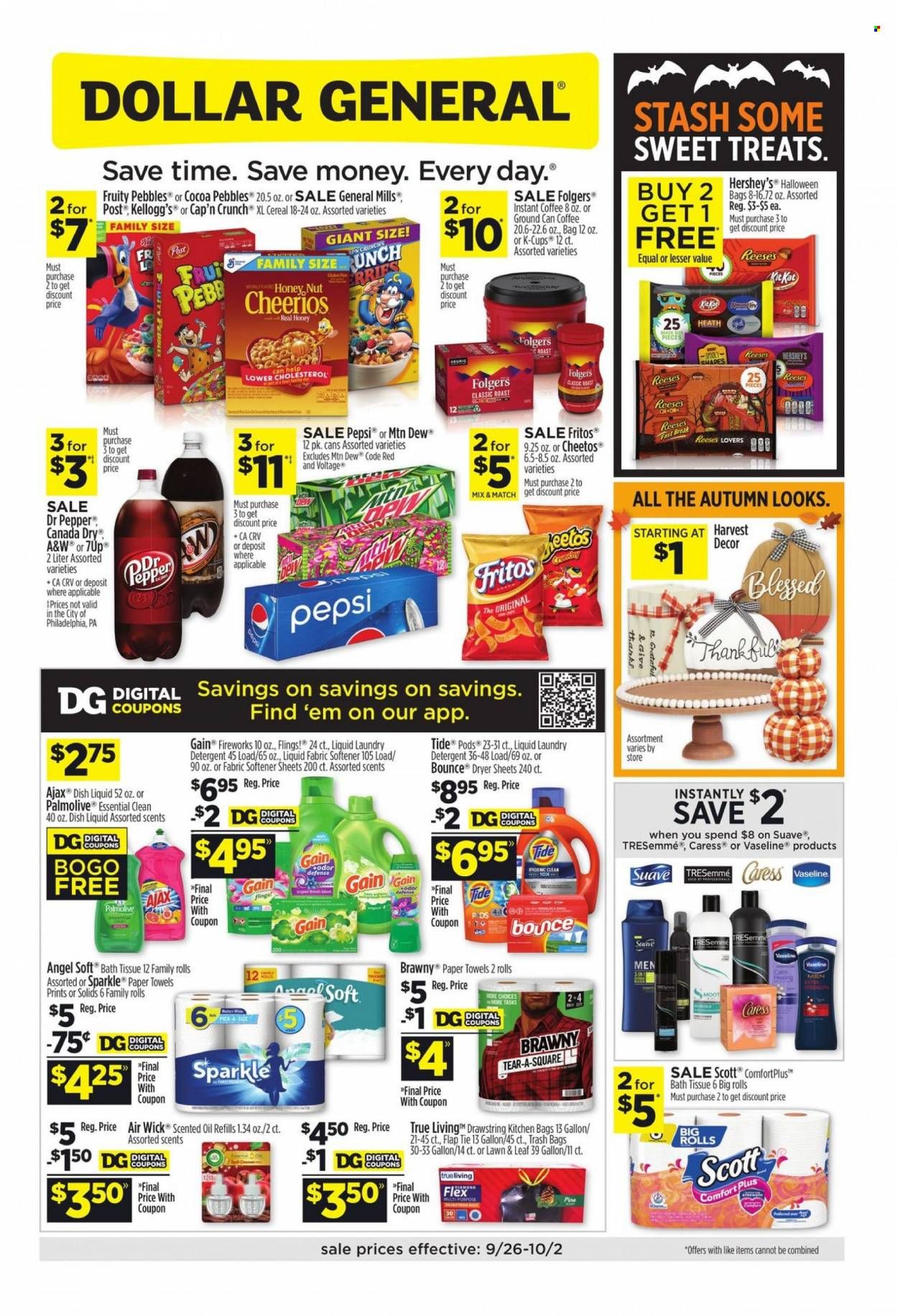 Dollar General (AZ, CO, NM, UT) Weekly Ad Flyer October 2 to October 9