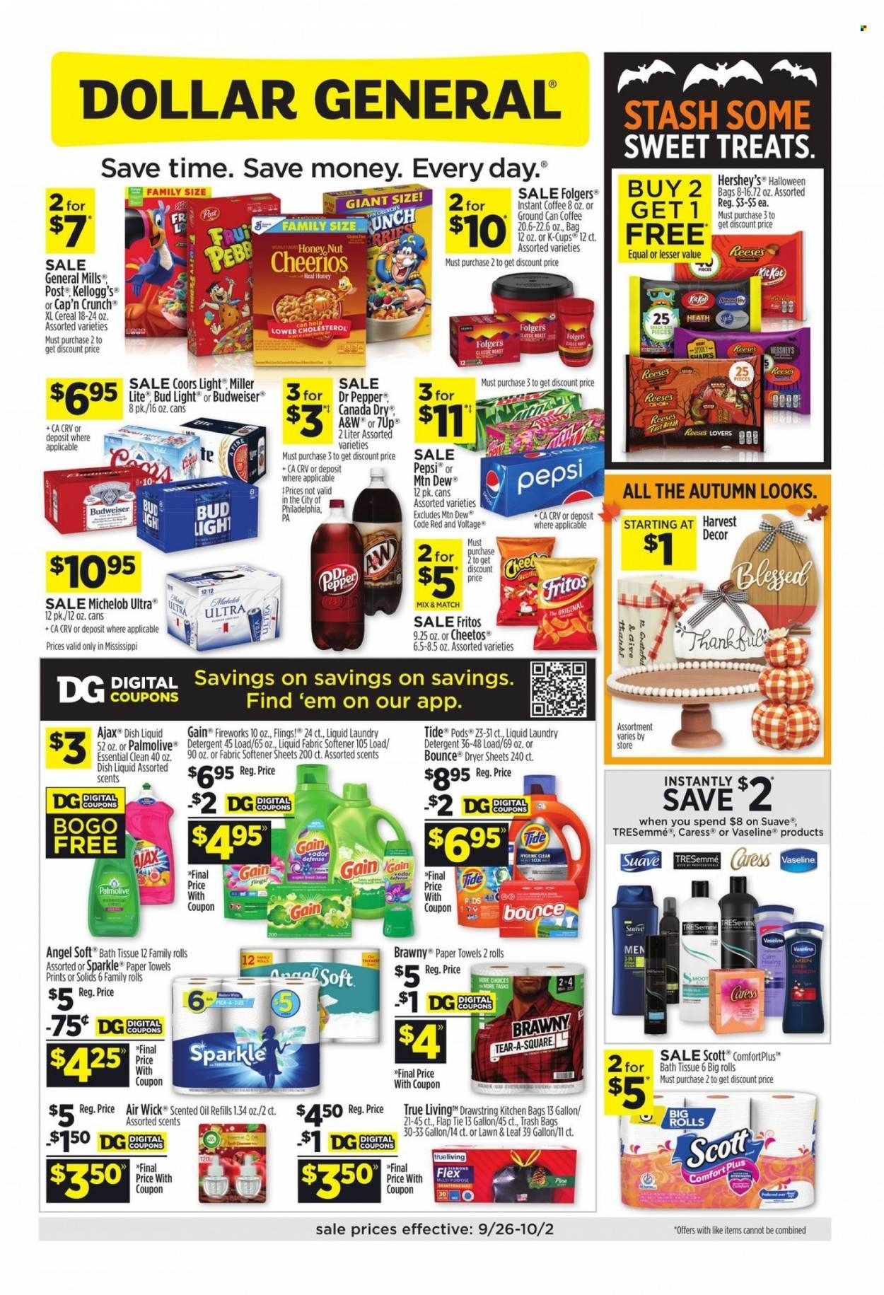 Dollar General (MS) Weekly Ad Flyer October 2 to October 9