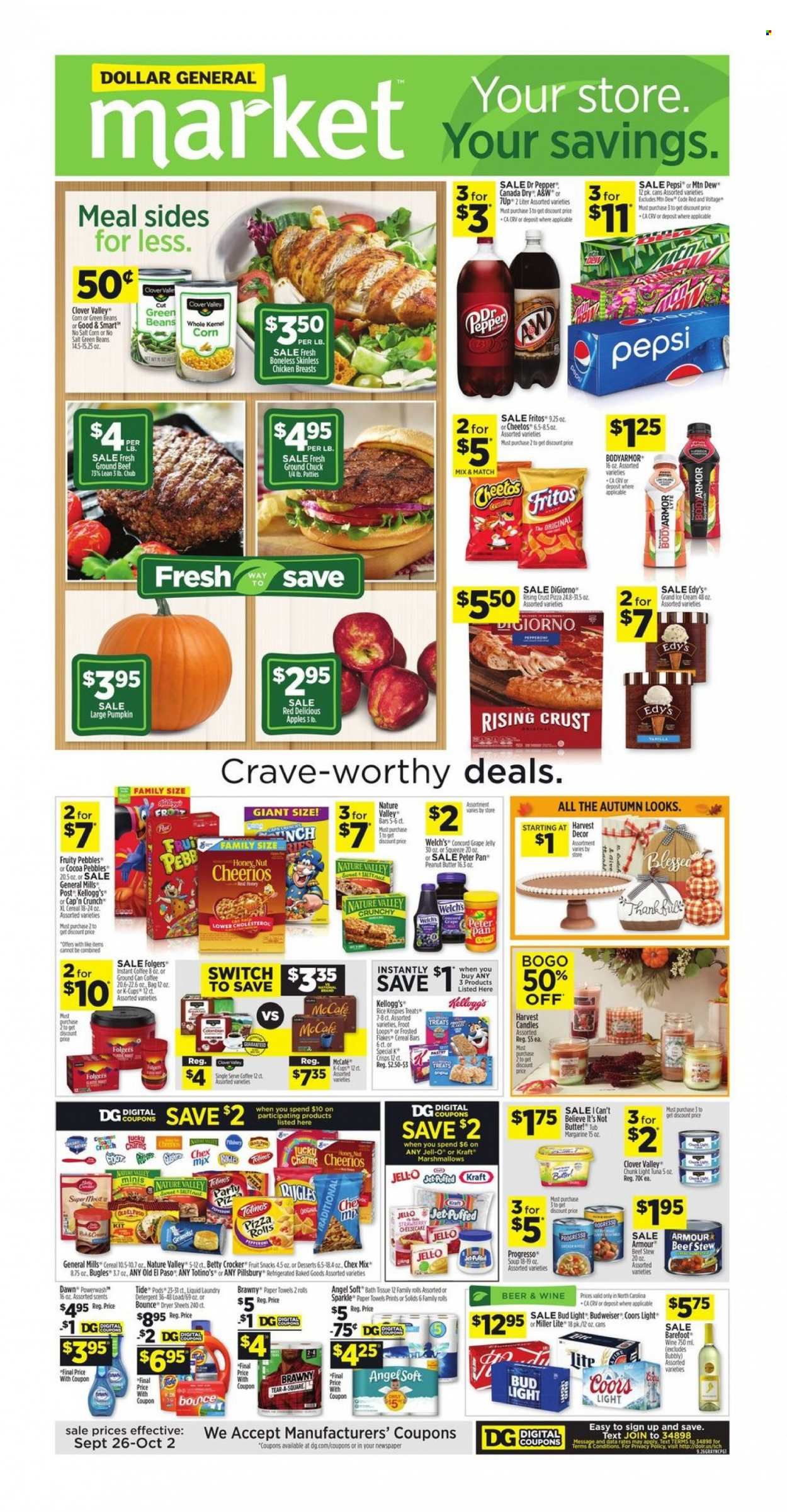 Dollar General (NC) Weekly Ad Flyer October 2 to October 9