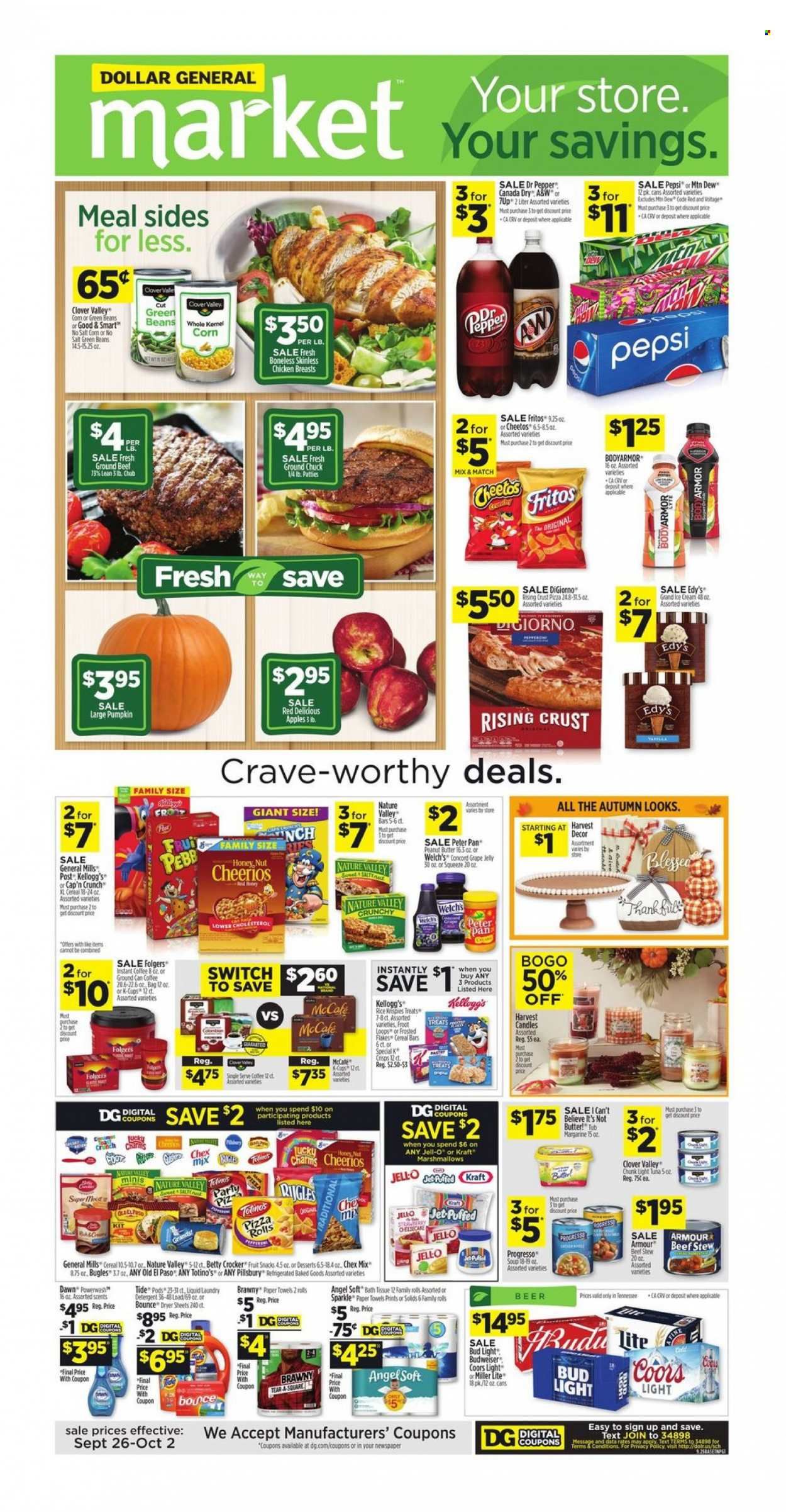 Dollar General (TN) Weekly Ad Flyer October 2 to October 9