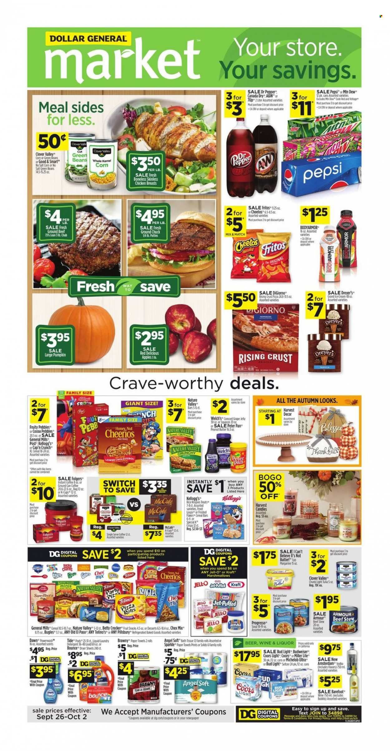 Dollar General (CA) Weekly Ad Flyer October 2 to October 9