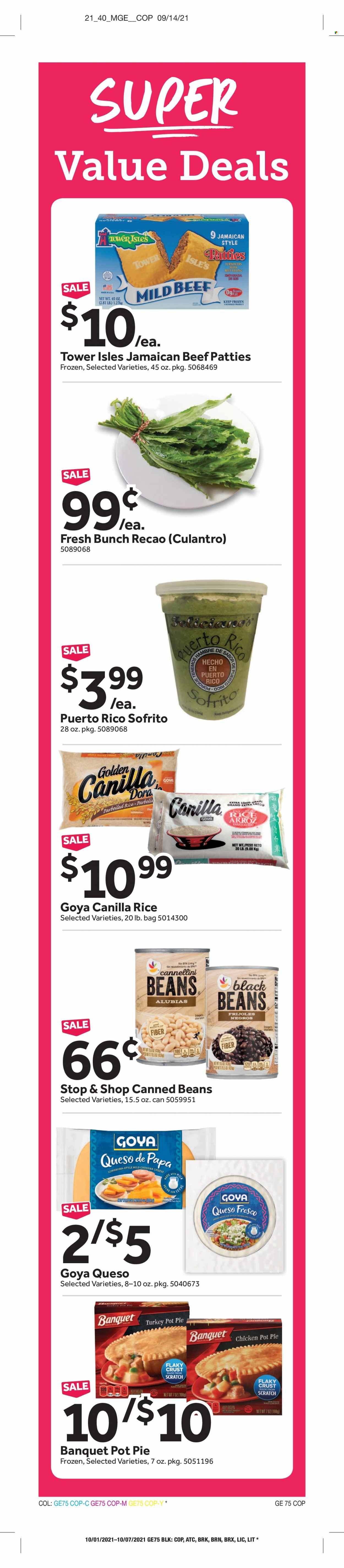 Stop & Shop (NY) Weekly Ad Flyer October 2 to October 9