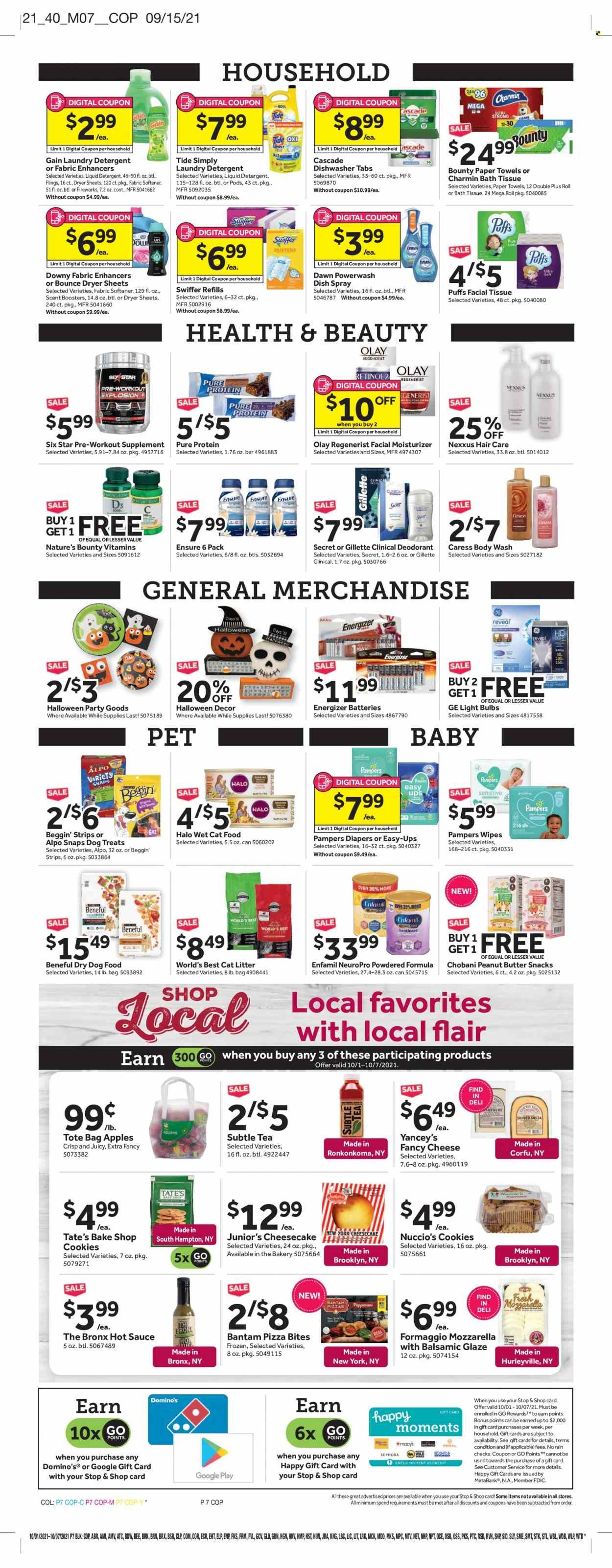 Stop & Shop (NY) Weekly Ad Flyer October 2 to October 9