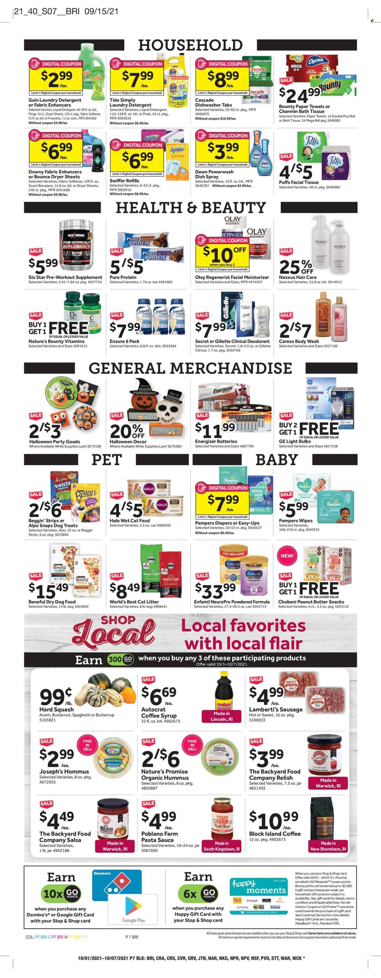 Stop & Shop (RI) Weekly Ad Flyer October 2 to October 9