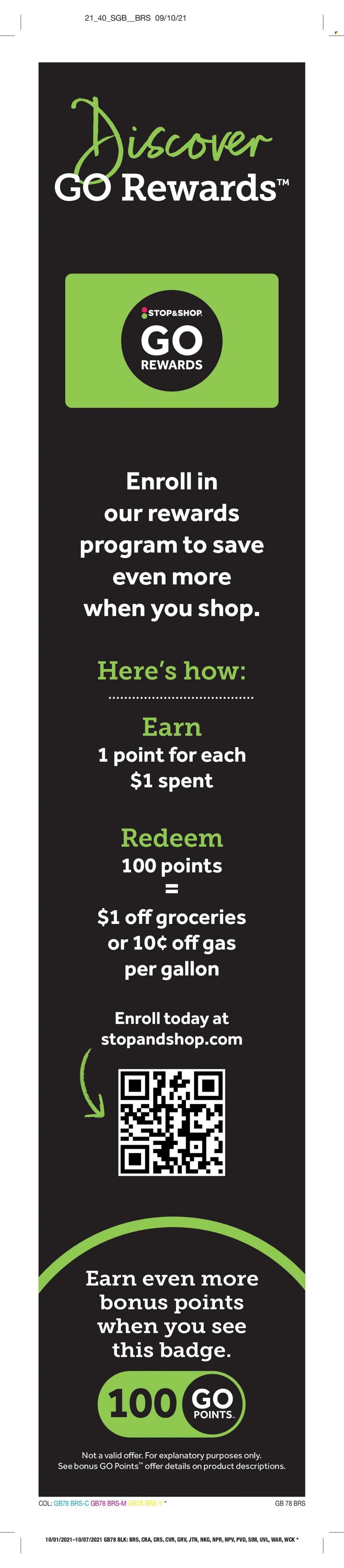 Stop & Shop (RI) Weekly Ad Flyer October 2 to October 9