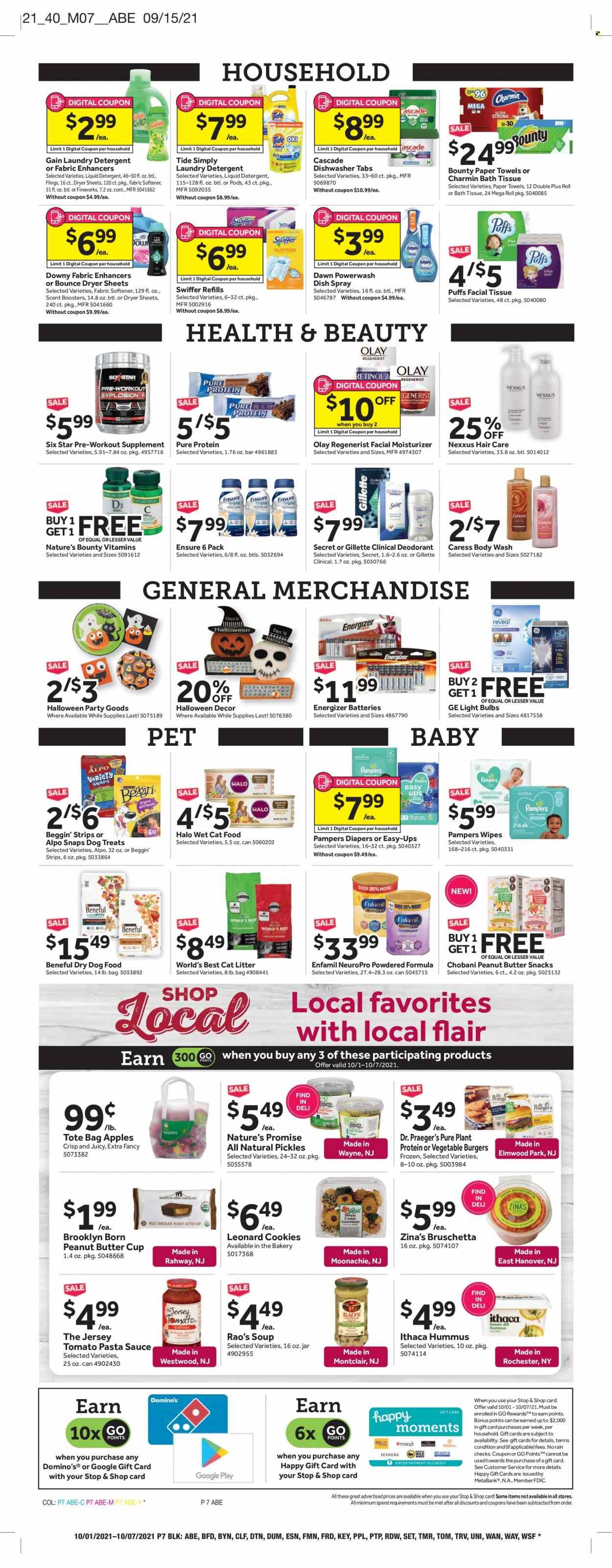 Stop & Shop (NJ) Weekly Ad Flyer October 2 to October 9