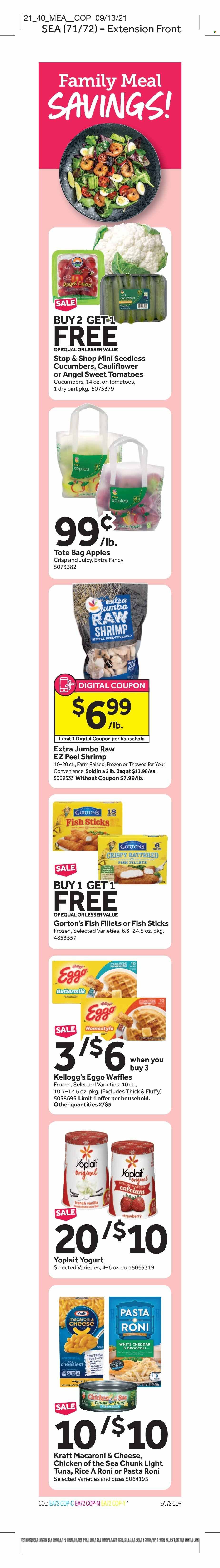 Stop & Shop (NJ) Weekly Ad Flyer October 2 to October 9