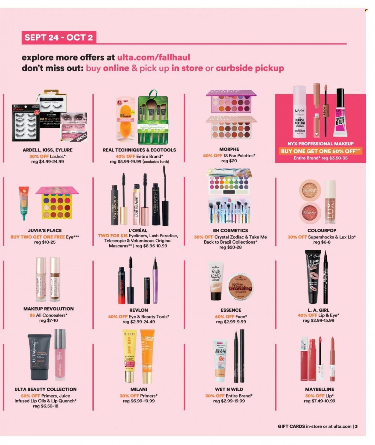 Ulta Beauty Weekly Ad Flyer October 3 to October 10