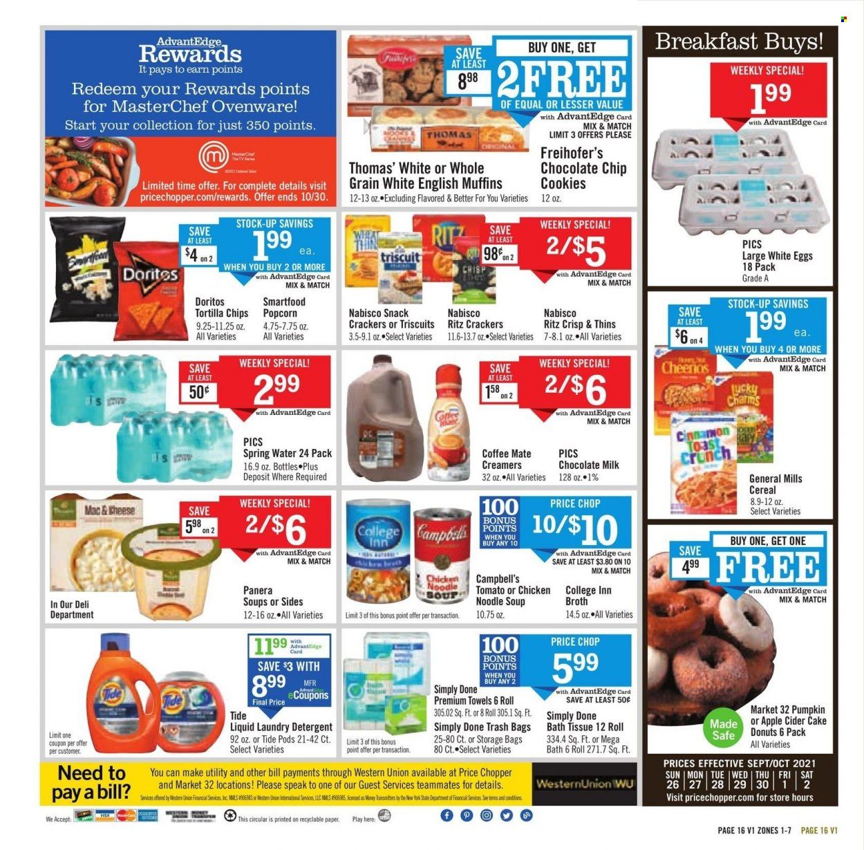 Price Chopper (CT, MA, NY, PA, VT) Weekly Ad Flyer October 3 to October 10