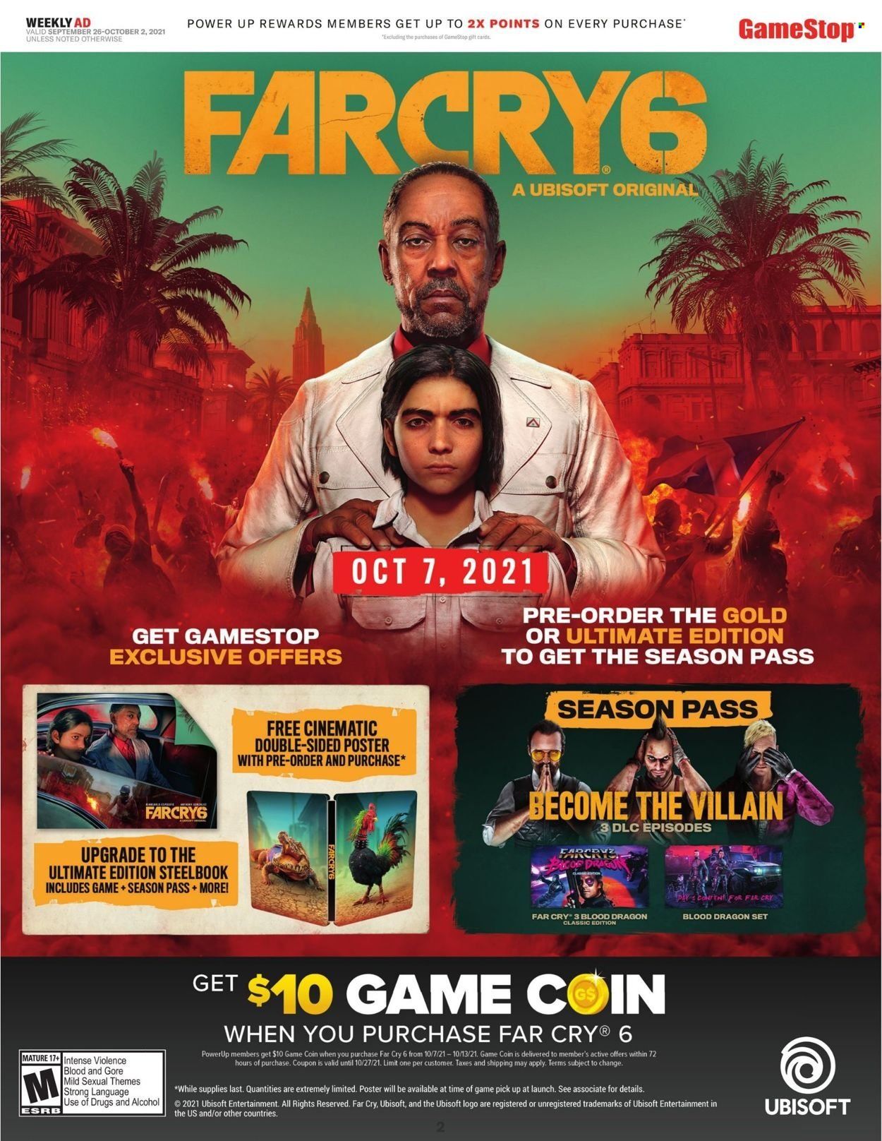 GameStop Weekly Ad Flyer October 3 to October 10