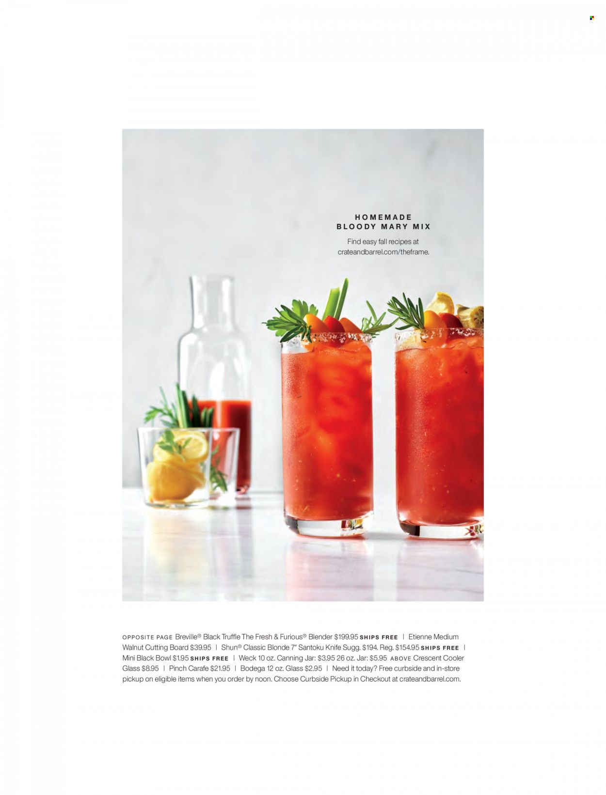 Crate & Barrel Weekly Ad Flyer October 3 to October 10
