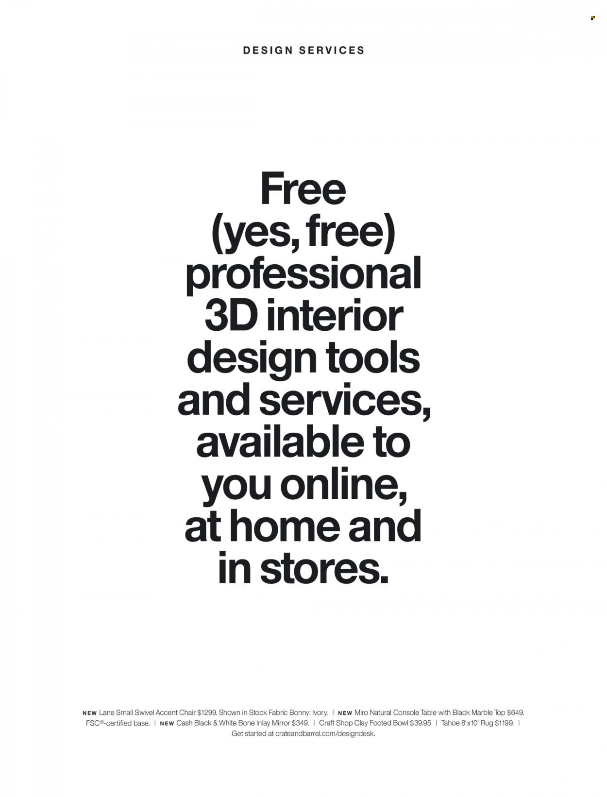 Crate & Barrel Weekly Ad Flyer October 3 to October 10